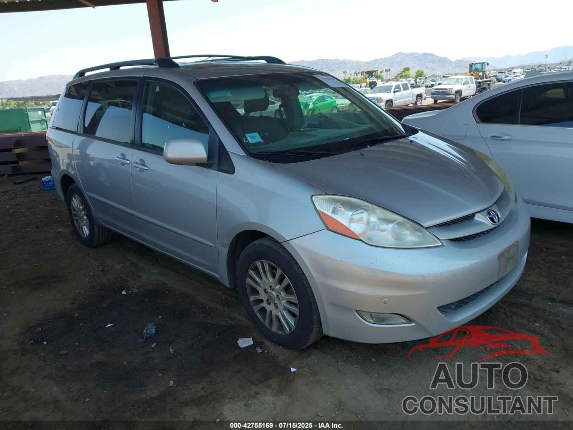 TOYOTA SIENNA 2009 - 5TDZK22C59S256293