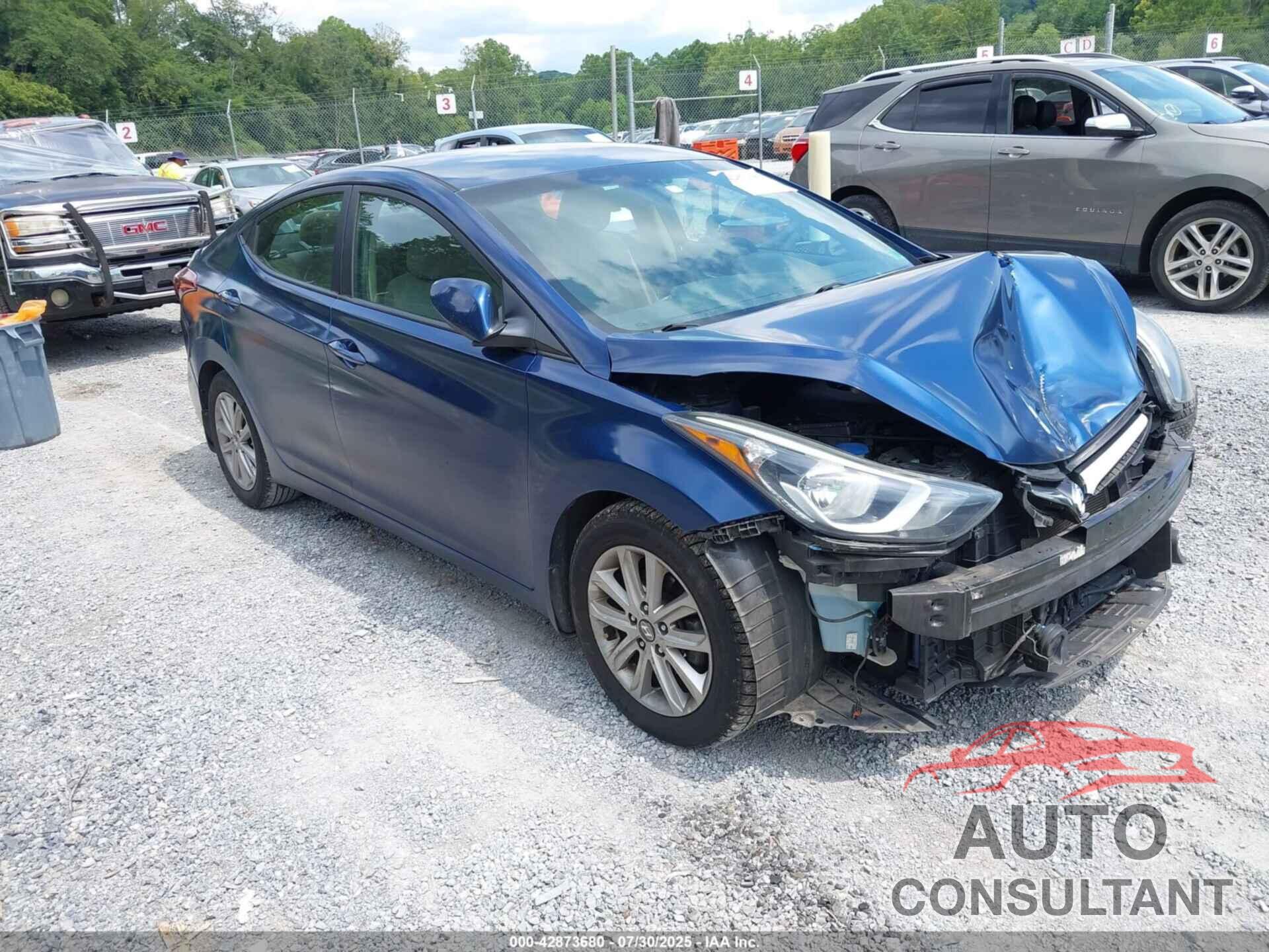 HYUNDAI ELANTRA 2016 - 5NPDH4AE1GH655745