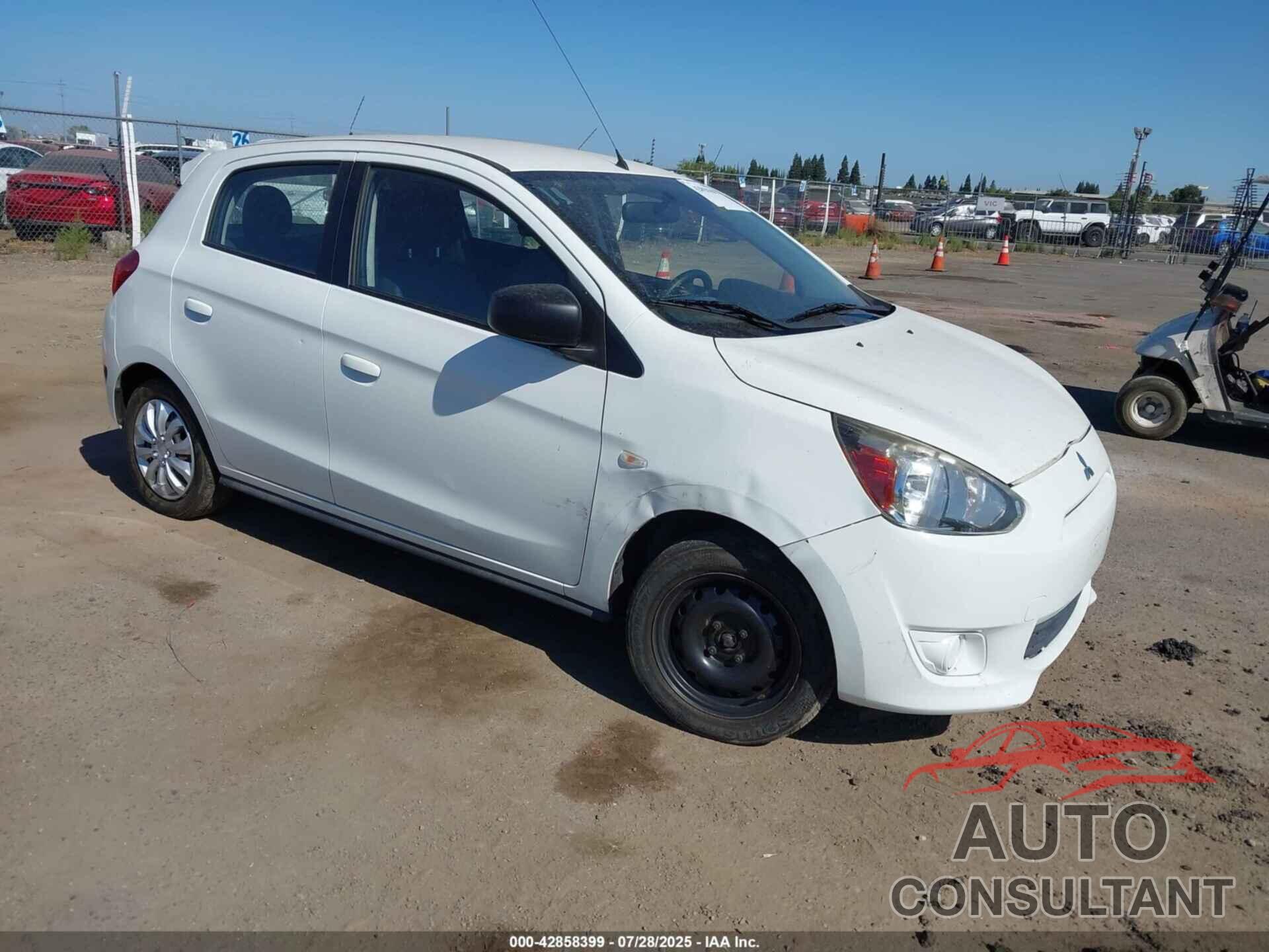 MITSUBISHI MIRAGE 2014 - ML32A3HJ1EH009161
