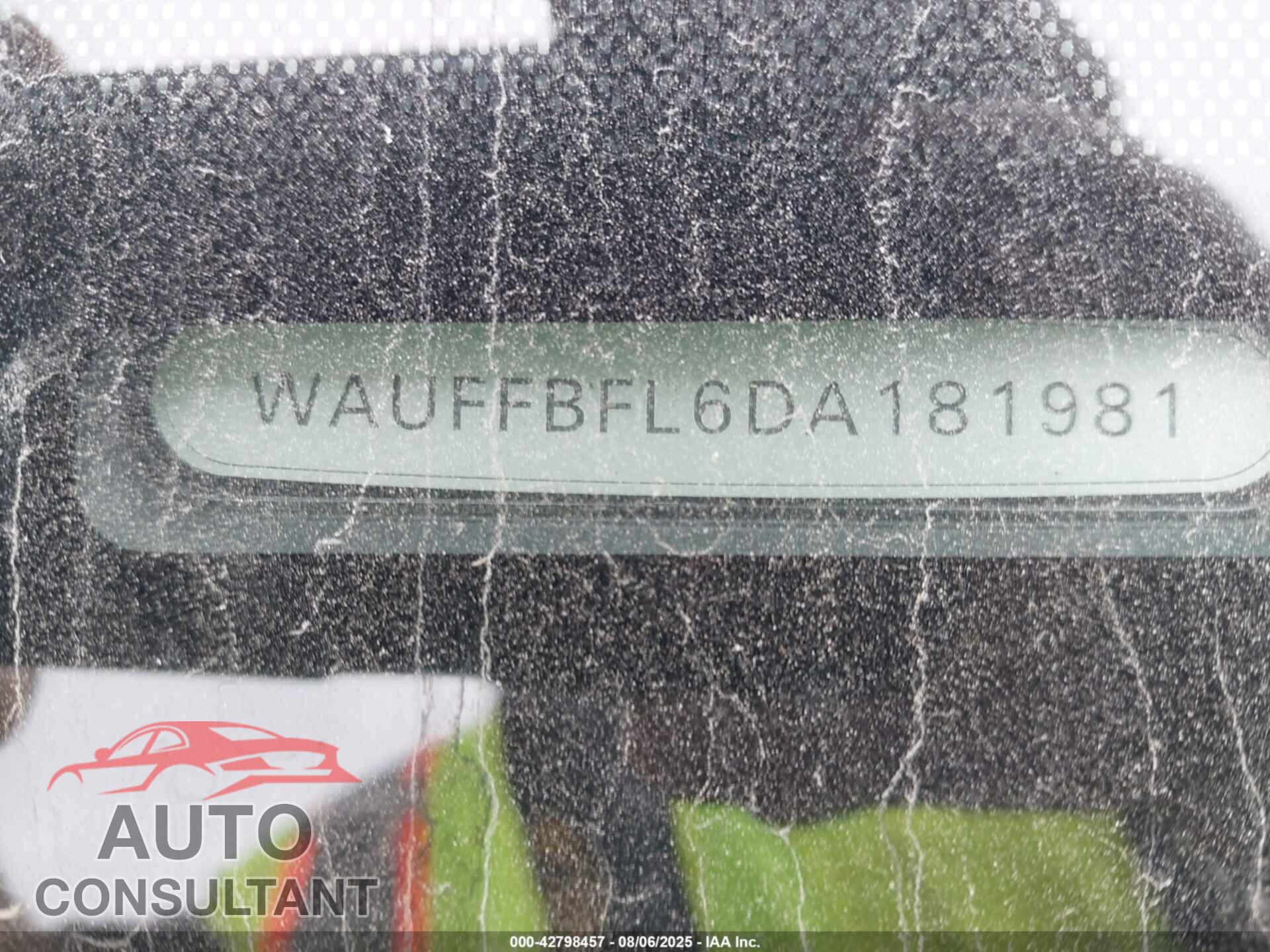 AUDI A4 2013 - WAUFFBFL6DA181981