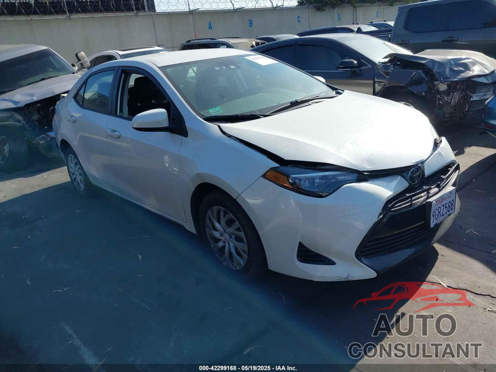 TOYOTA COROLLA 2017 - 5YFBURHE3HP693326