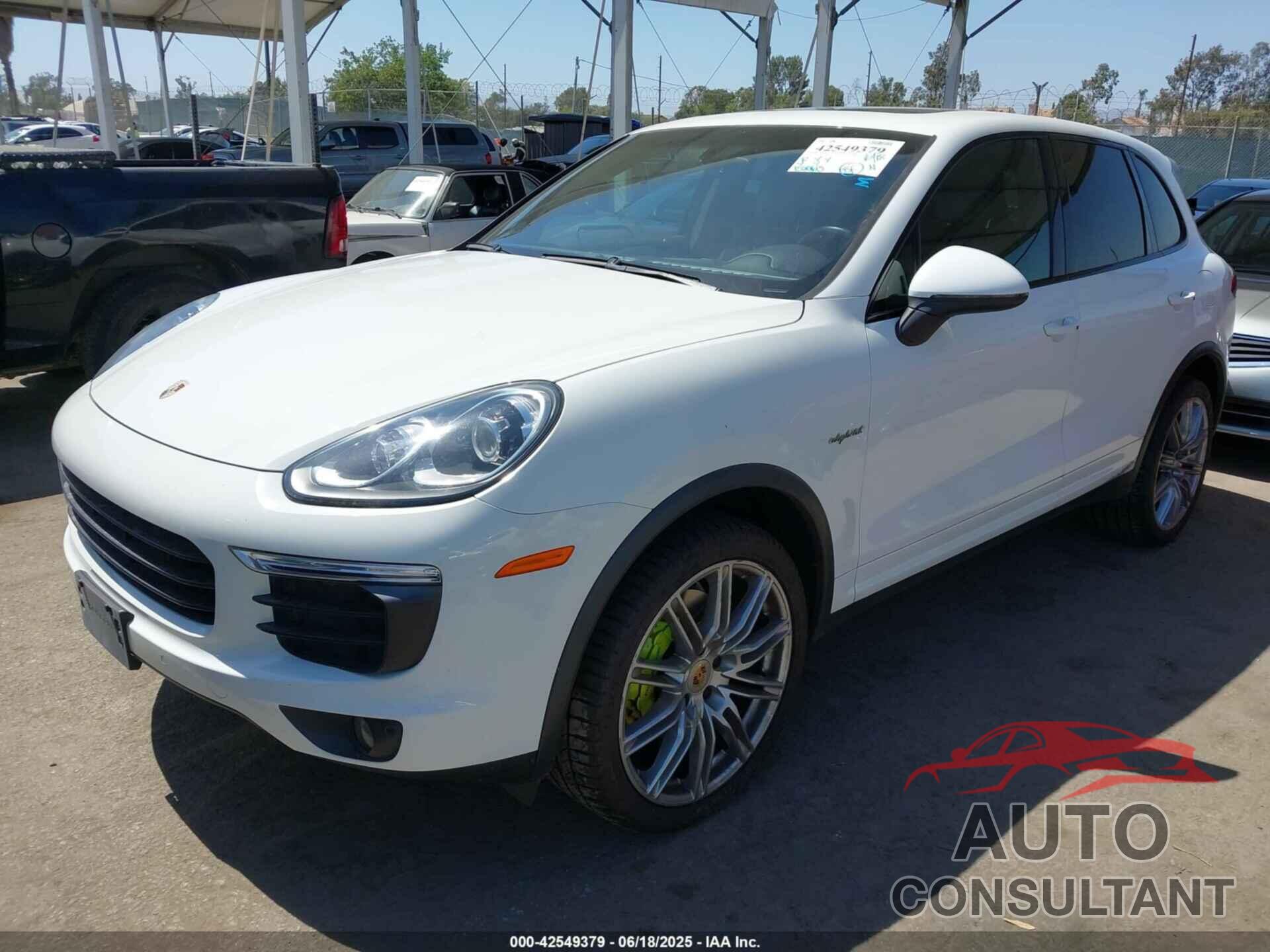 PORSCHE CAYENNE E-HYBRID 2016 - WP1AE2A25GLA63734