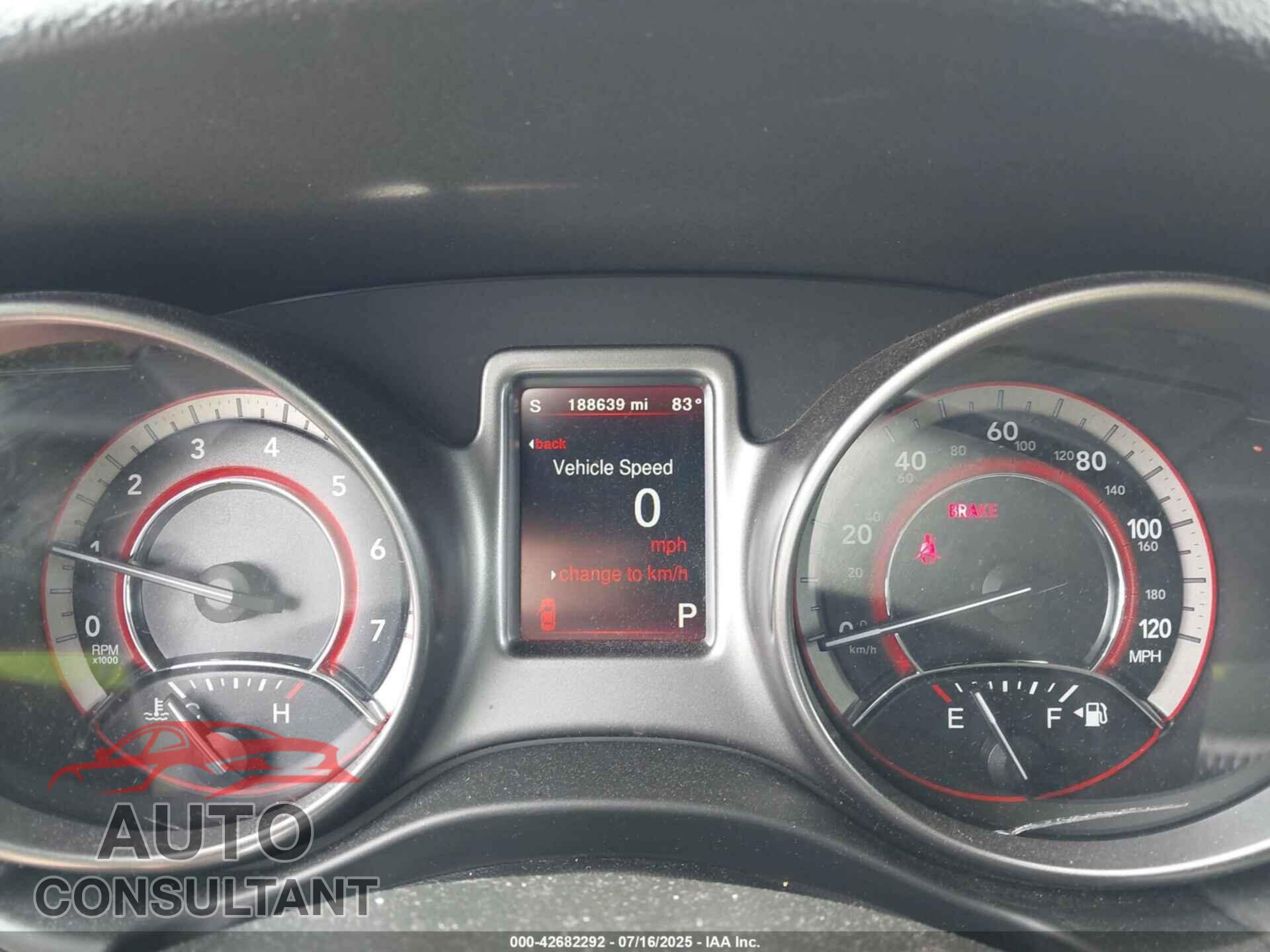 DODGE JOURNEY 2017 - 3C4PDDGG2HT608730
