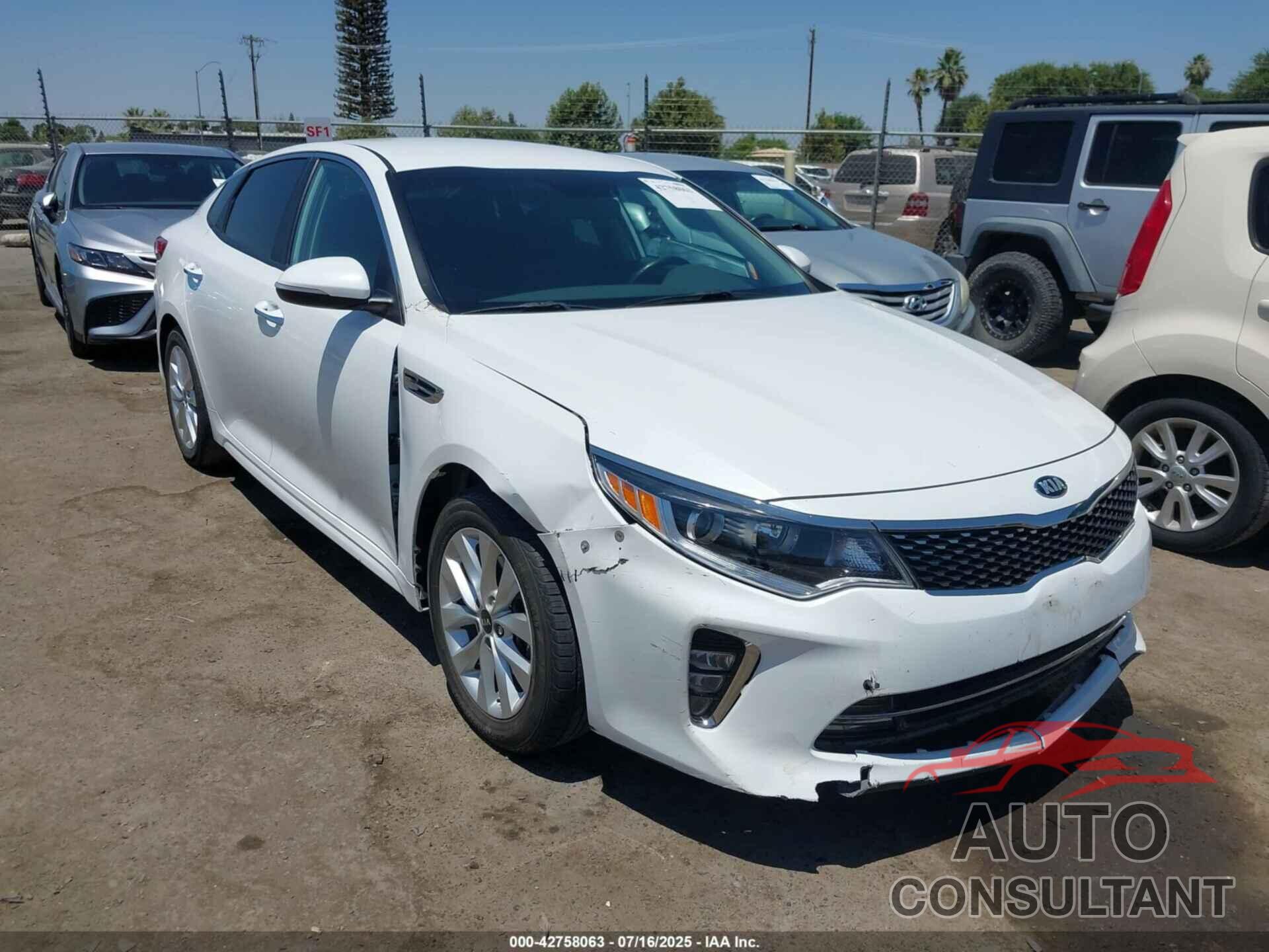 KIA OPTIMA 2018 - 5XXGT4L39JG208168