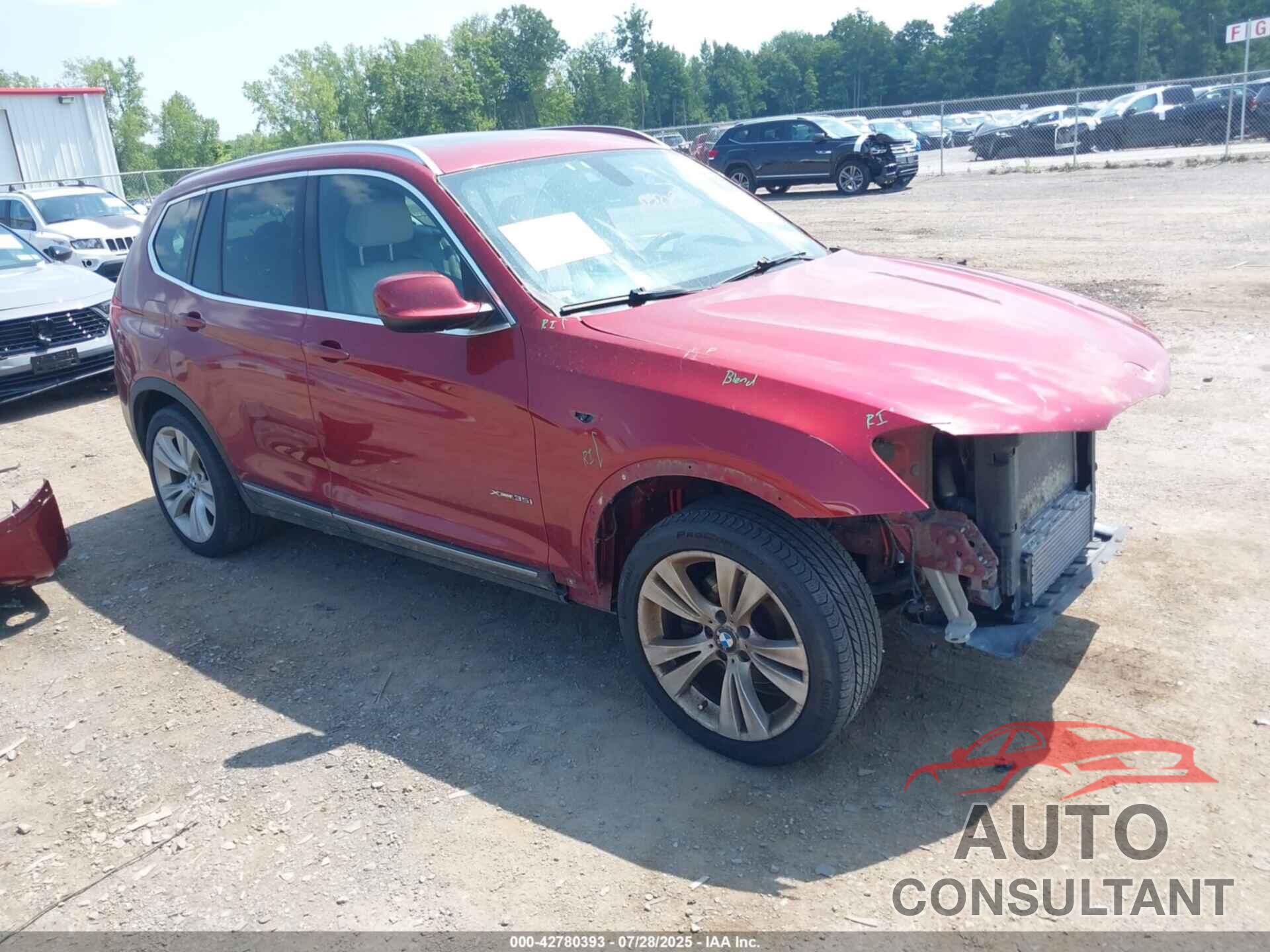 BMW X3 2013 - 5UXWX7C50DL981889
