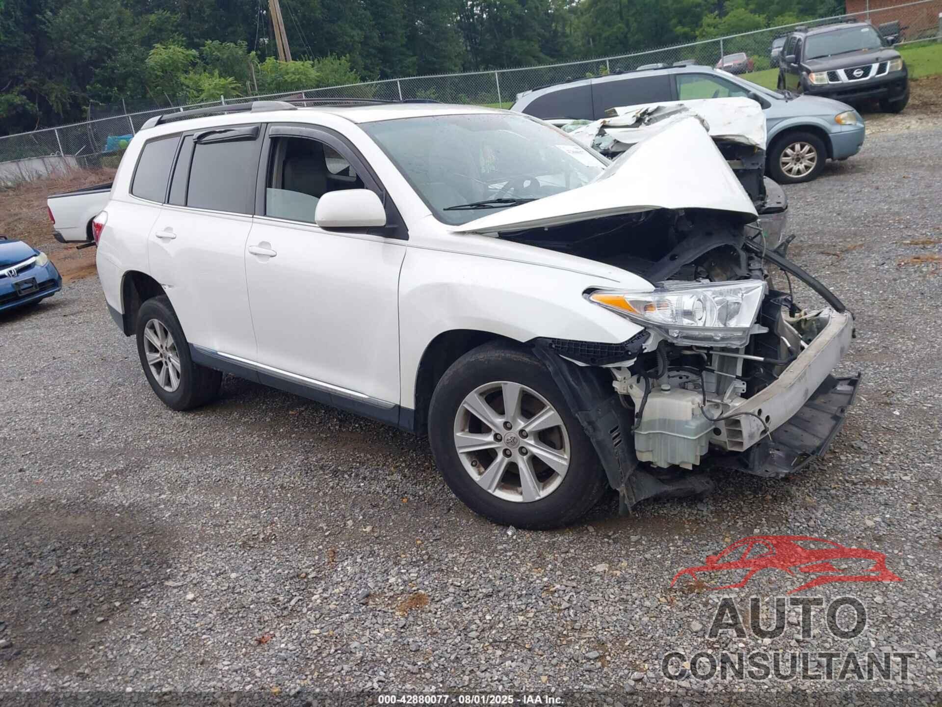 TOYOTA HIGHLANDER 2011 - 5TDBK3EH8BS050146