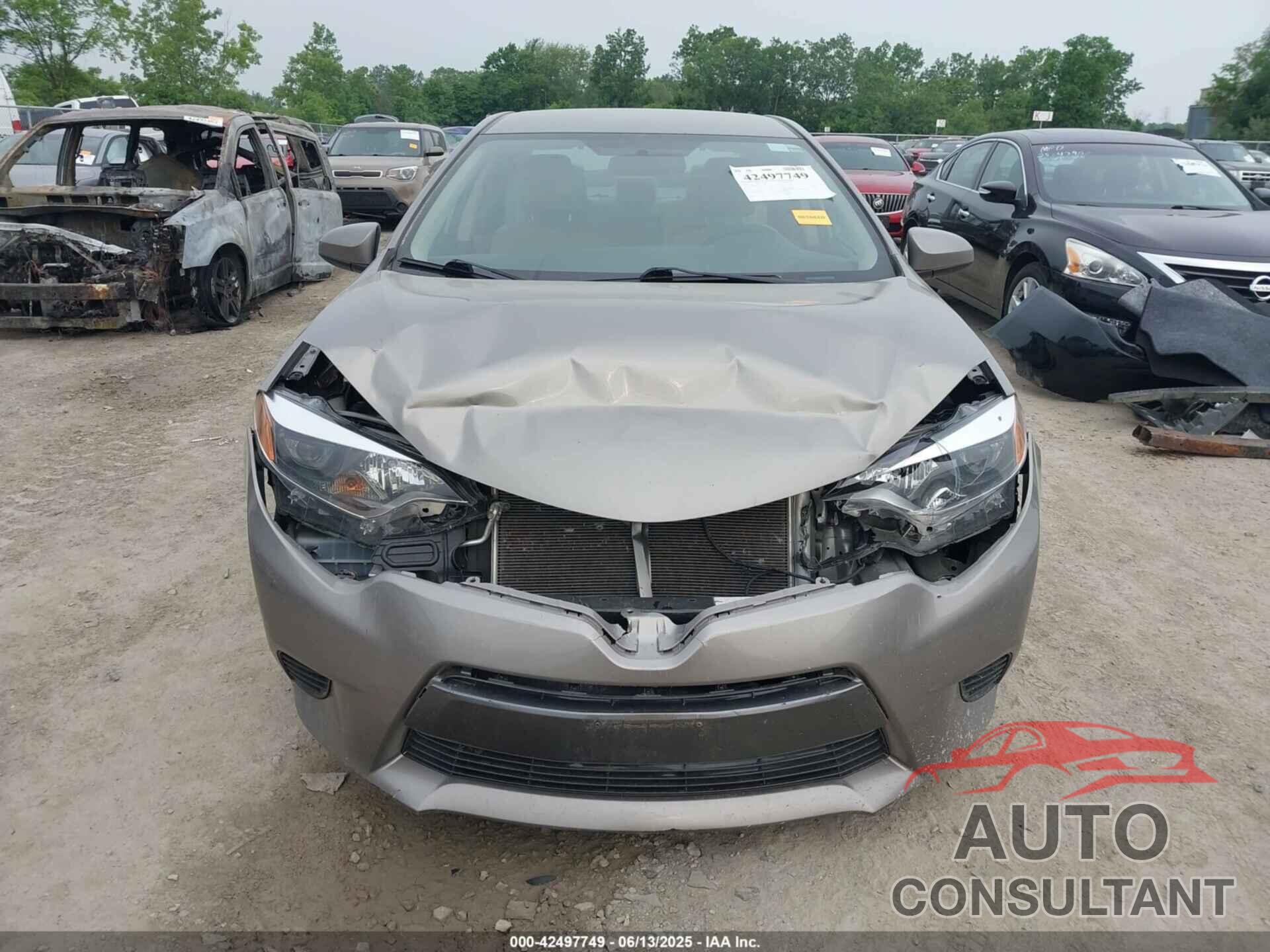 TOYOTA COROLLA 2015 - 2T1BURHE9FC458278