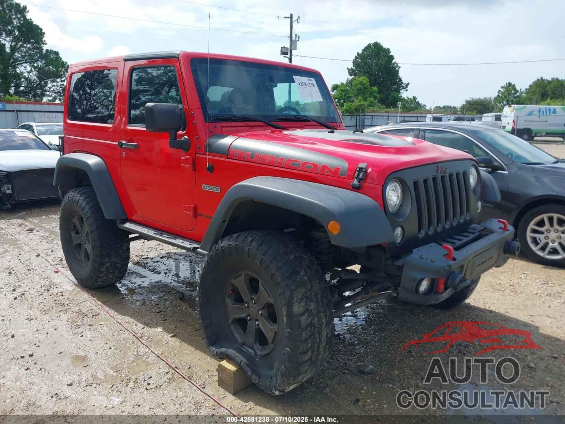 JEEP WRANGLER 2017 - 1C4BJWCG6HL625952