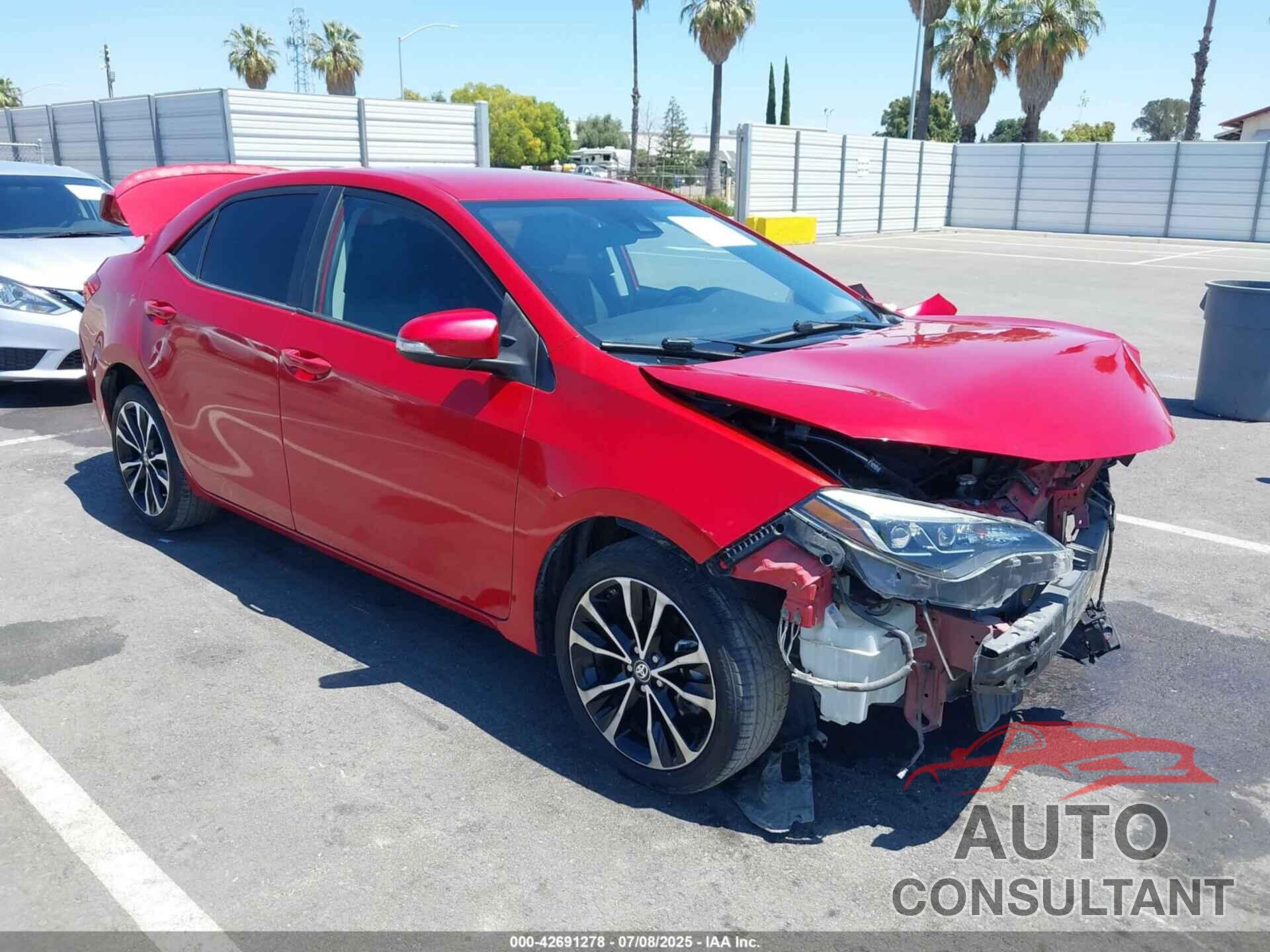 TOYOTA COROLLA 2019 - 5YFBURHE2KP867863