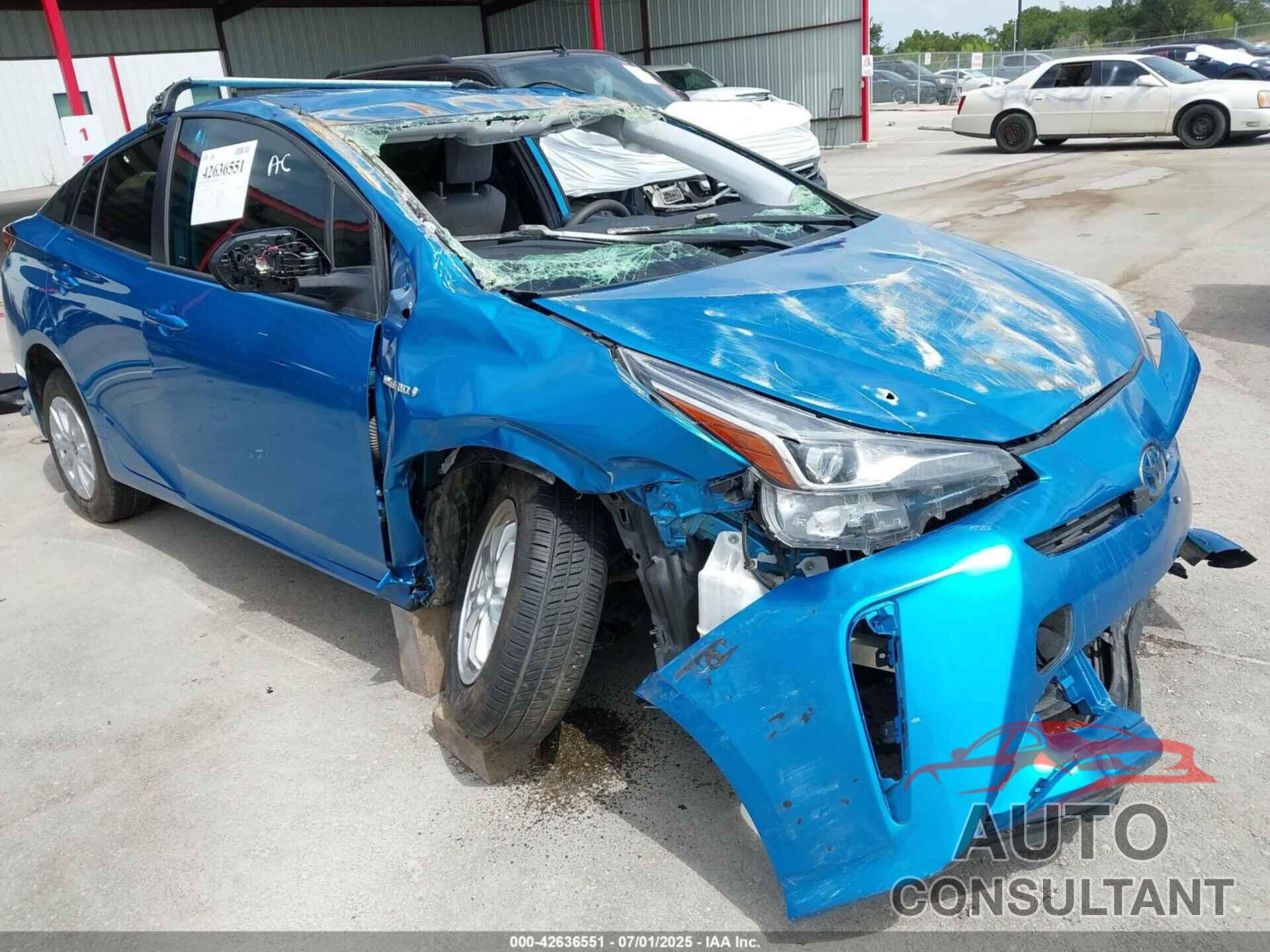 TOYOTA PRIUS 2021 - JTDKAMFU7M3141627