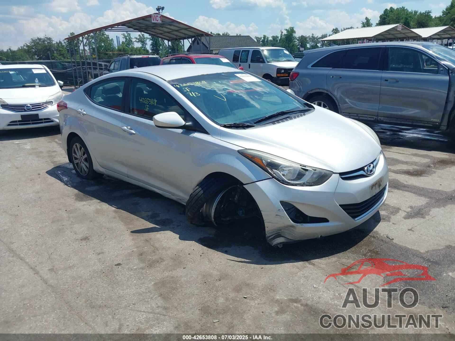 HYUNDAI ELANTRA 2015 - 5NPDH4AE2FH621408