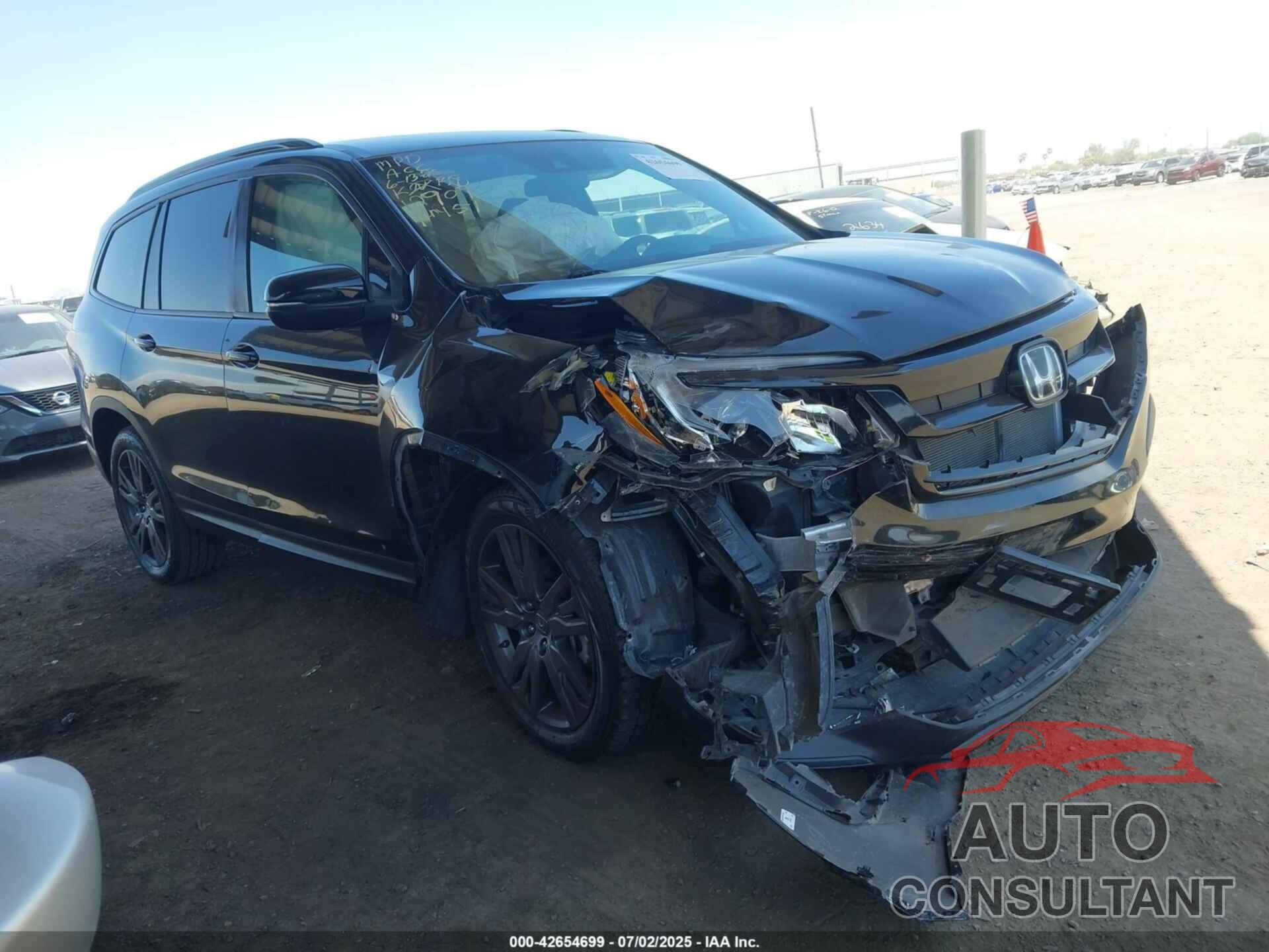 HONDA PILOT 2022 - 5FNYF6H38NB090932
