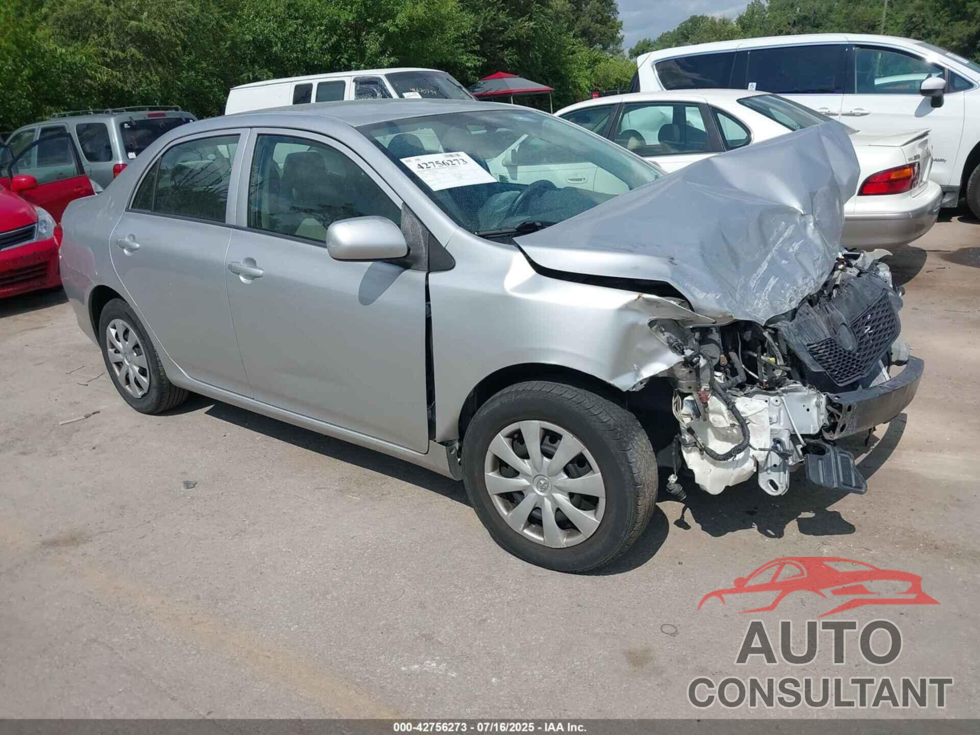 TOYOTA COROLLA 2009 - JTDBL40E09J039908