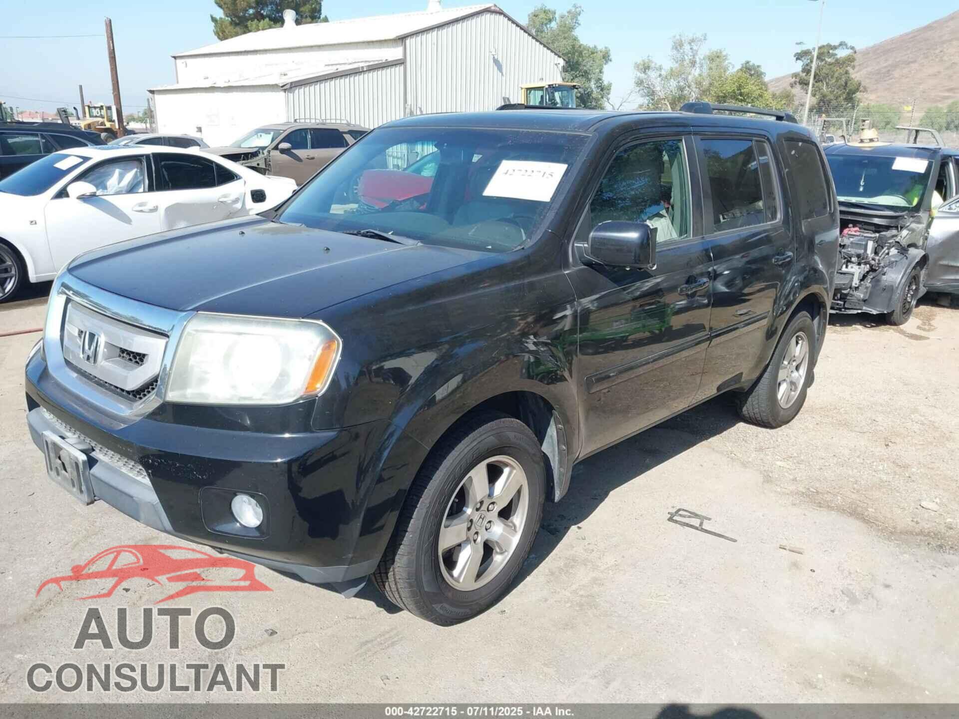 HONDA PILOT 2011 - 5FNYF3H56BB022219