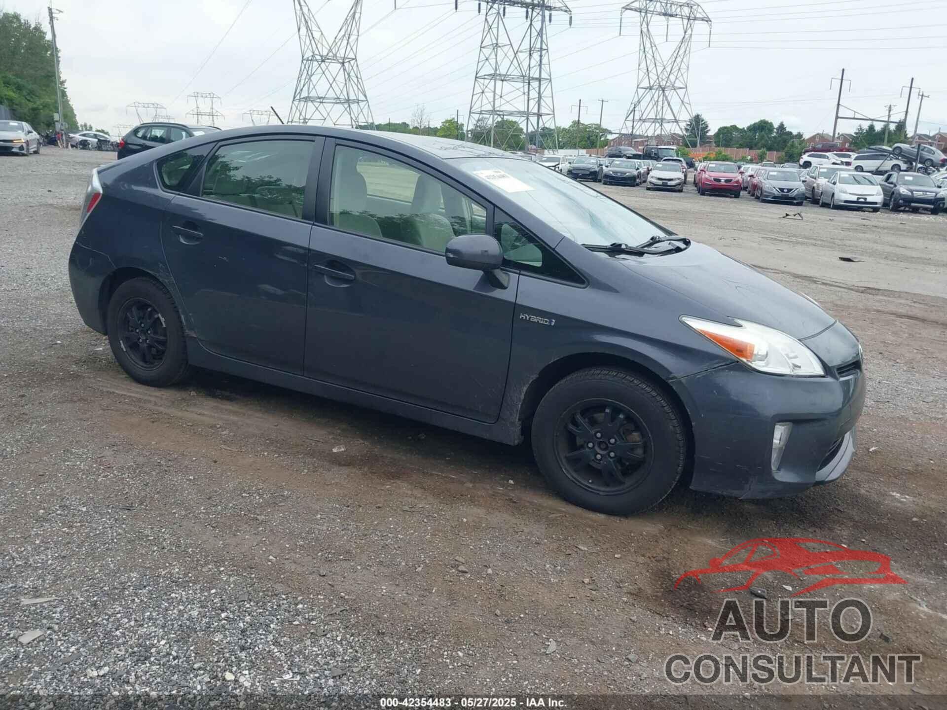 TOYOTA PRIUS 2012 - JTDKN3DU4C1550194