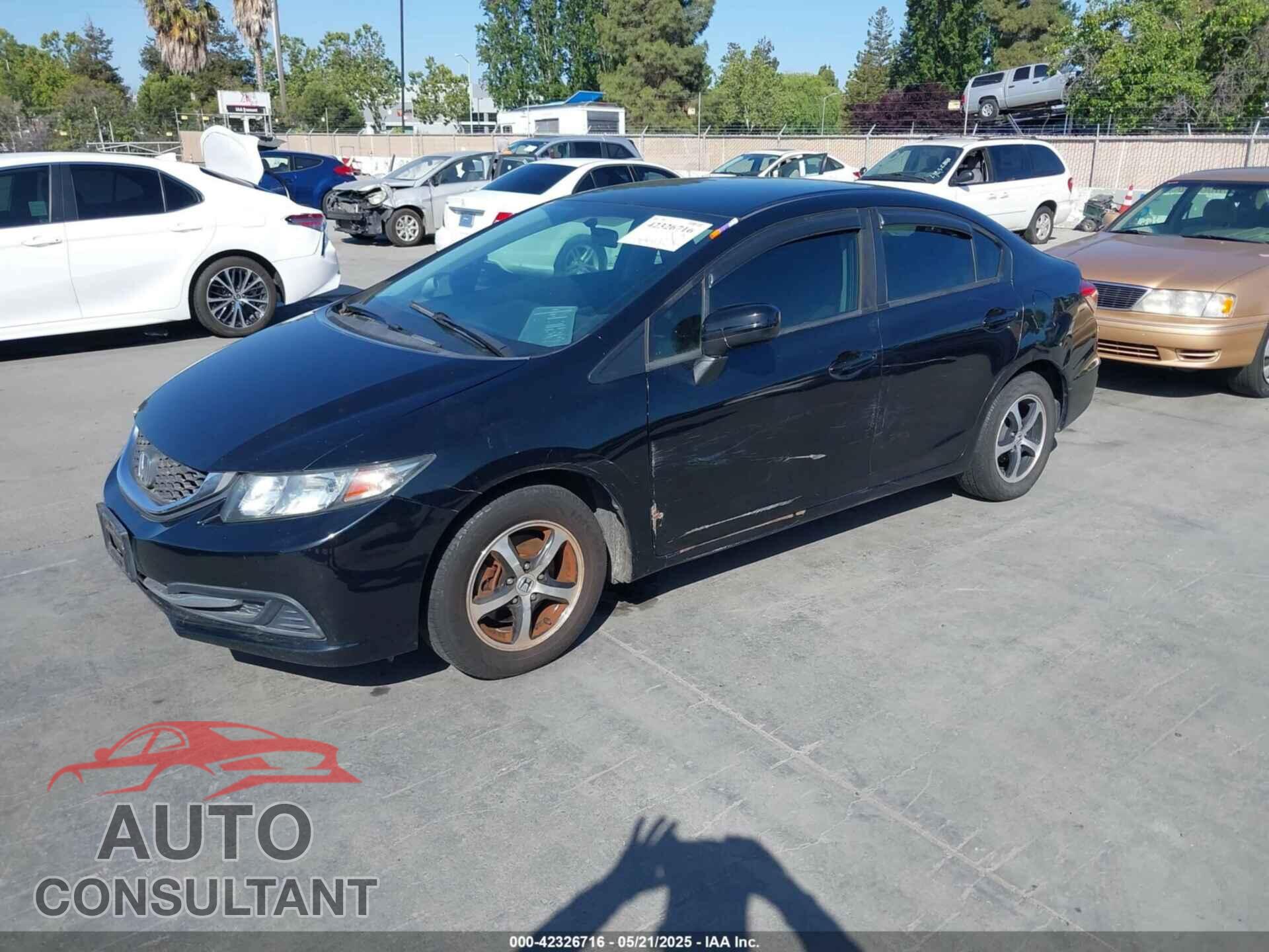 HONDA CIVIC 2015 - 19XFB2F75FE267249