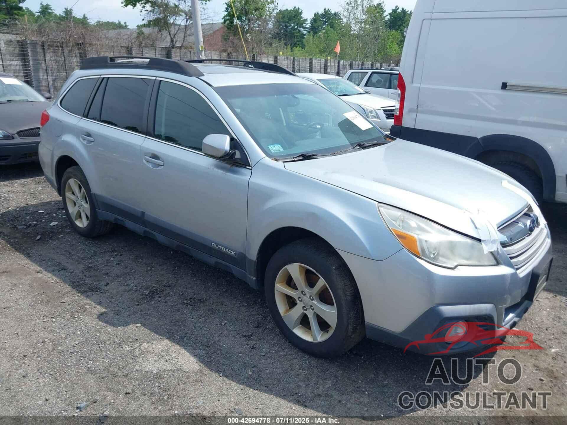 SUBARU OUTBACK 2013 - 4S4BRBGC0D3257363