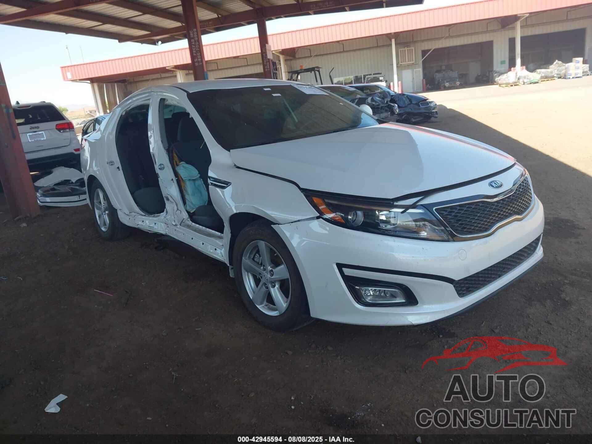 KIA OPTIMA 2015 - KNAGM4A79F5584977