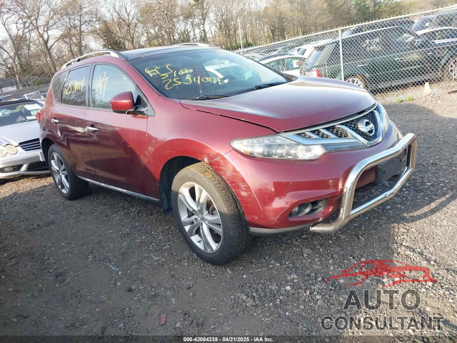 NISSAN MURANO 2011 - JN8AZ1MW9BW150840