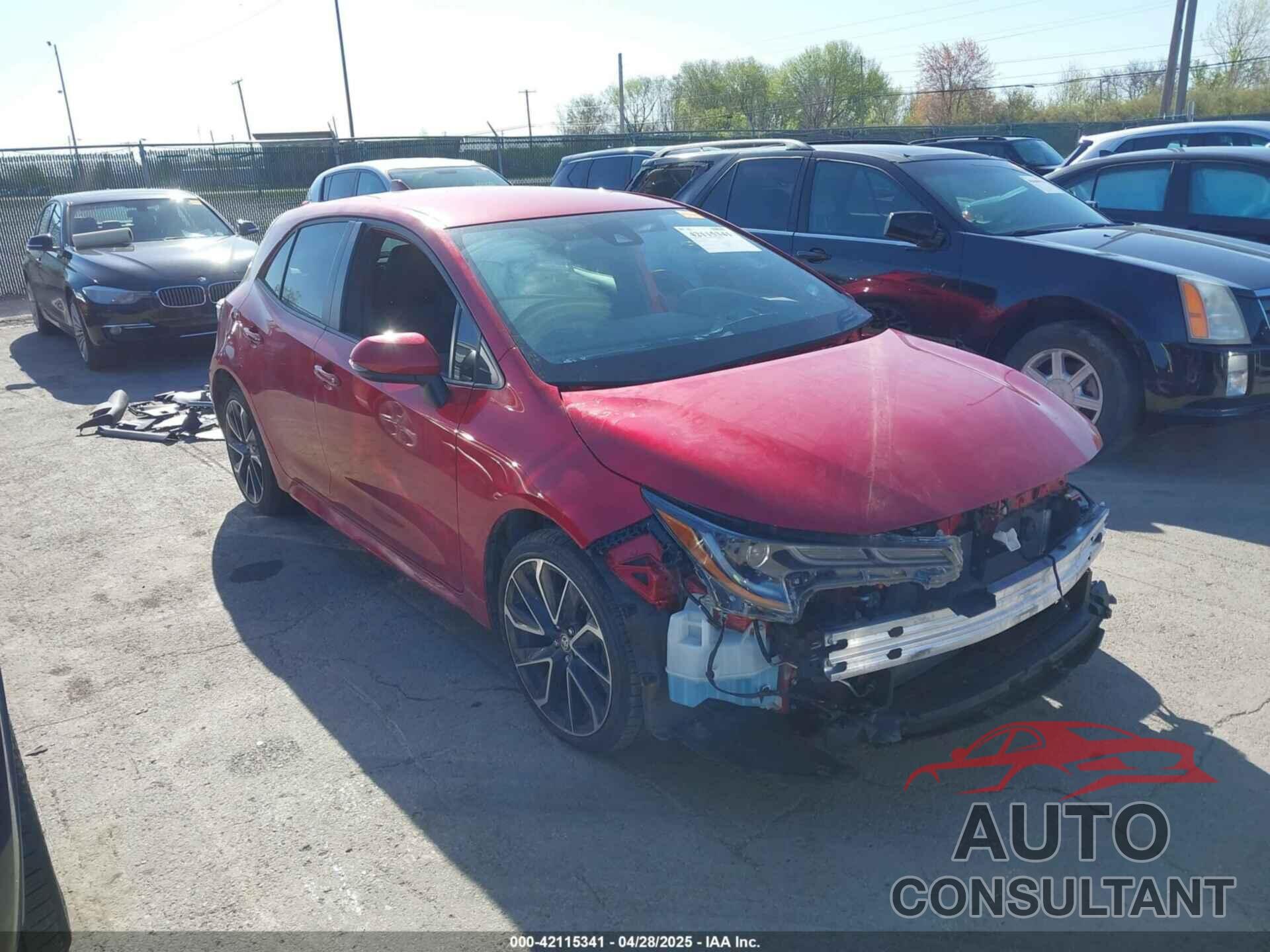 TOYOTA COROLLA 2021 - JTNC4MBE4M3138772