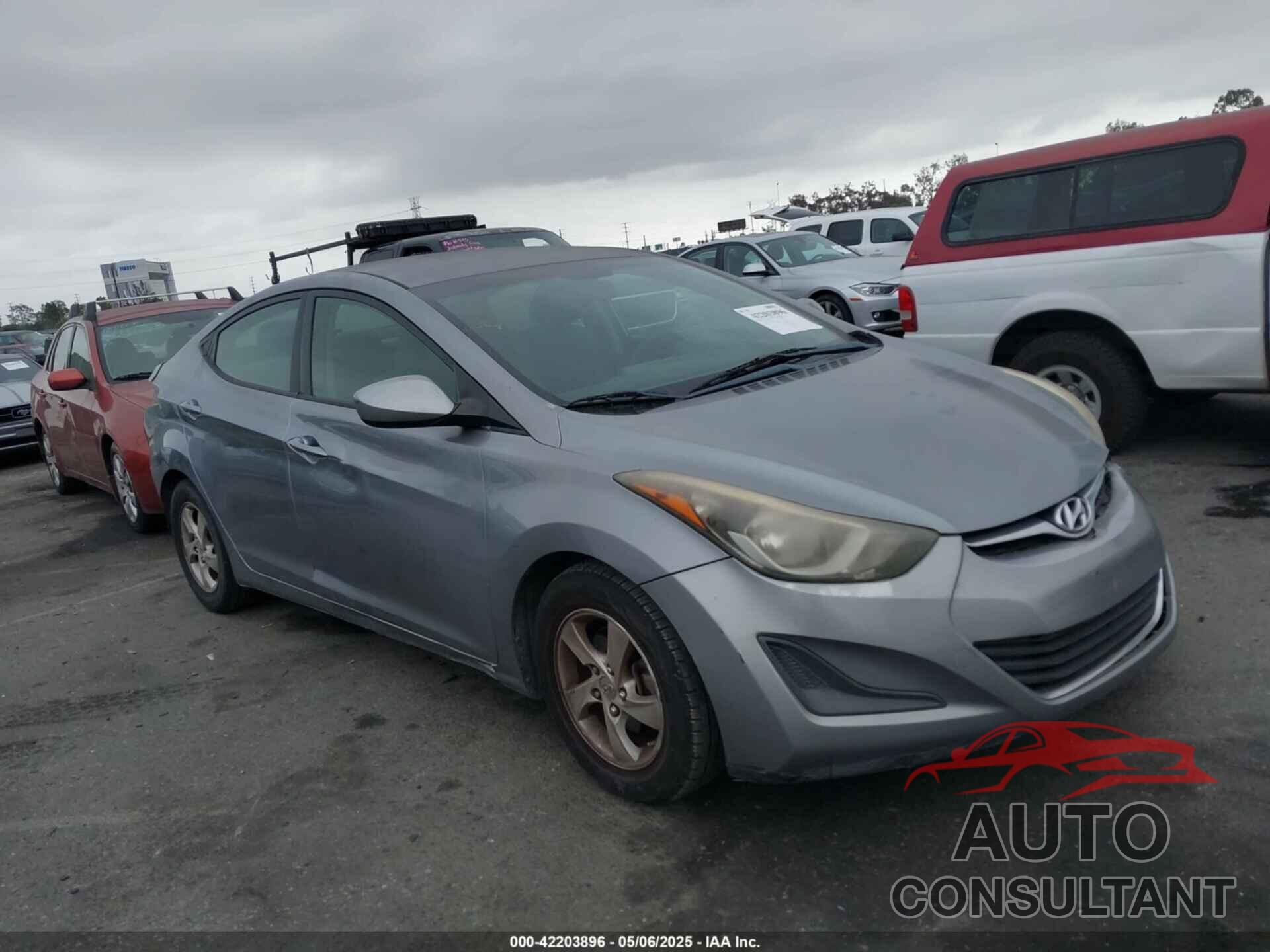 HYUNDAI ELANTRA 2014 - KMHDH4AE4EU166996