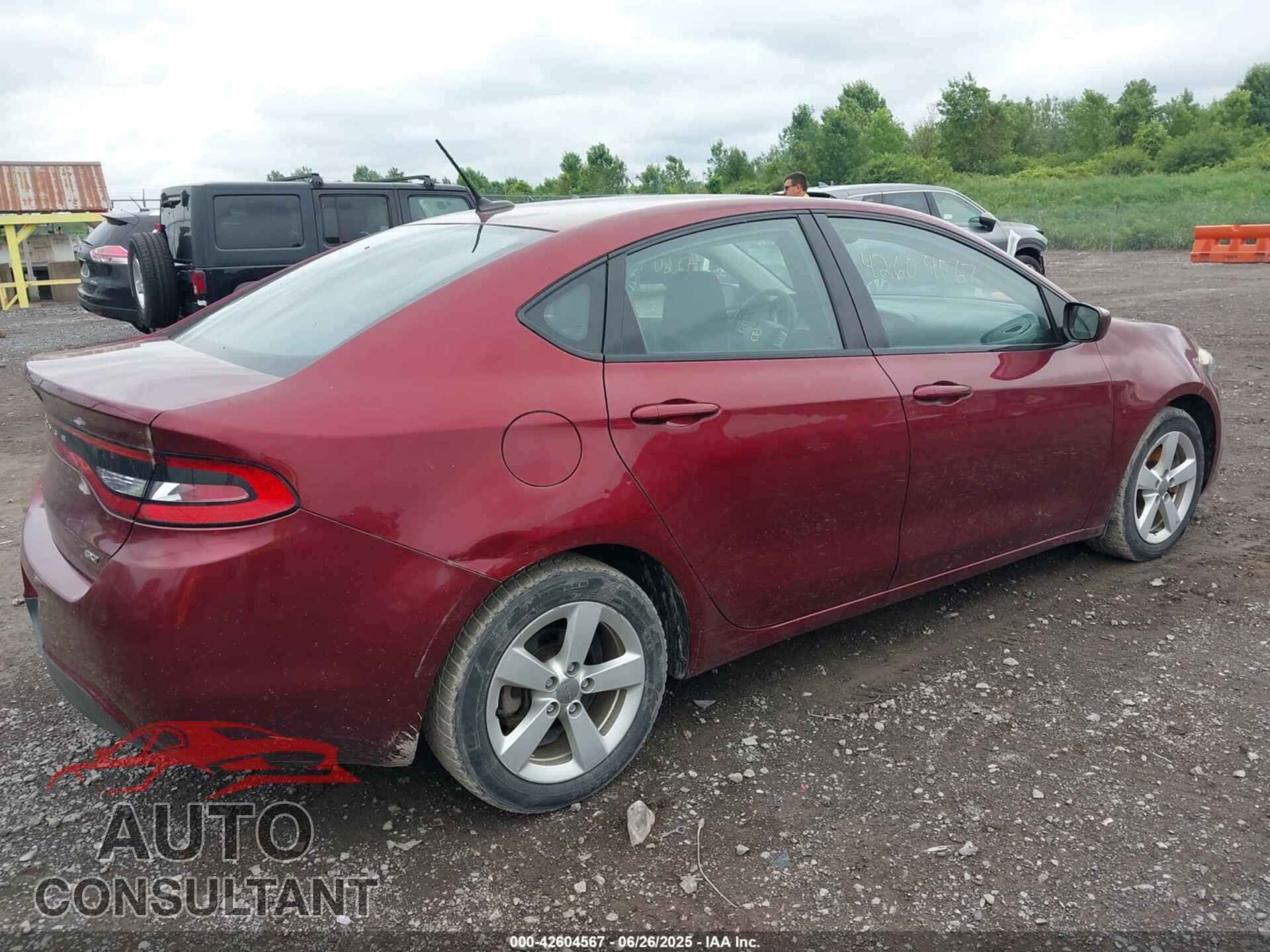 DODGE DART 2015 - 1C3CDFBB3FD301564
