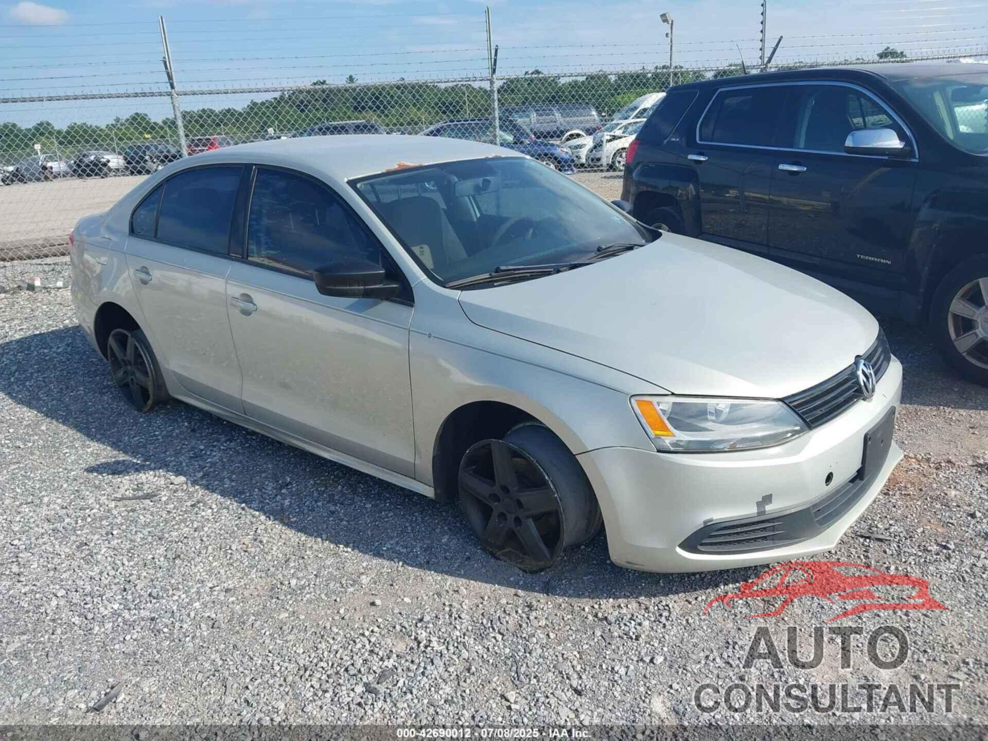 VOLKSWAGEN JETTA 2011 - 3VW2K7AJ6BM393471