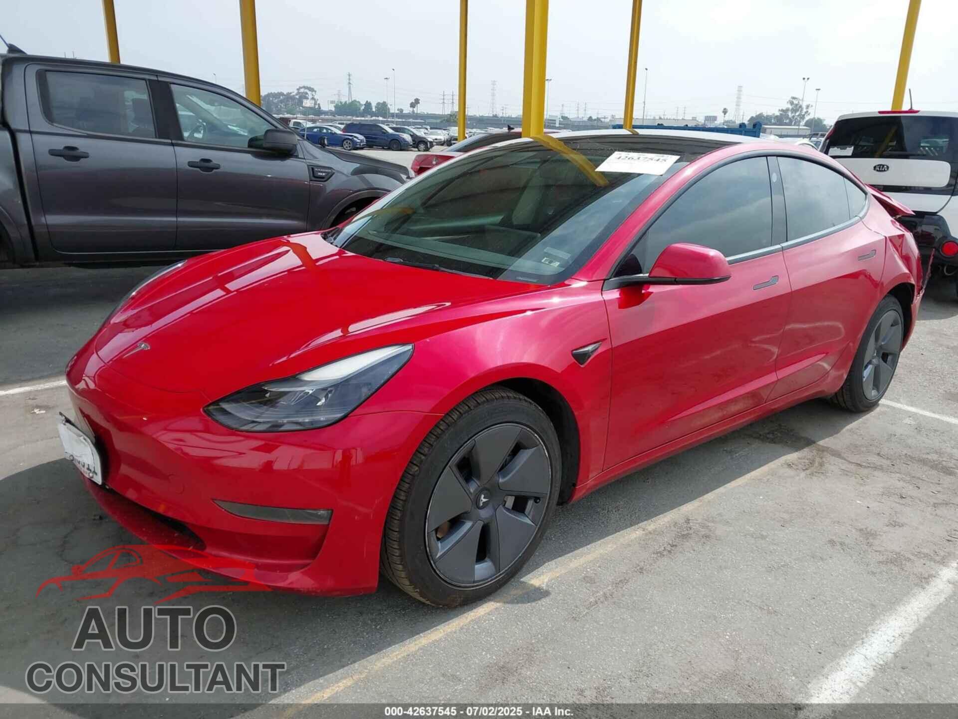 TESLA MODEL 3 2022 - 5YJ3E1EB6NF268543