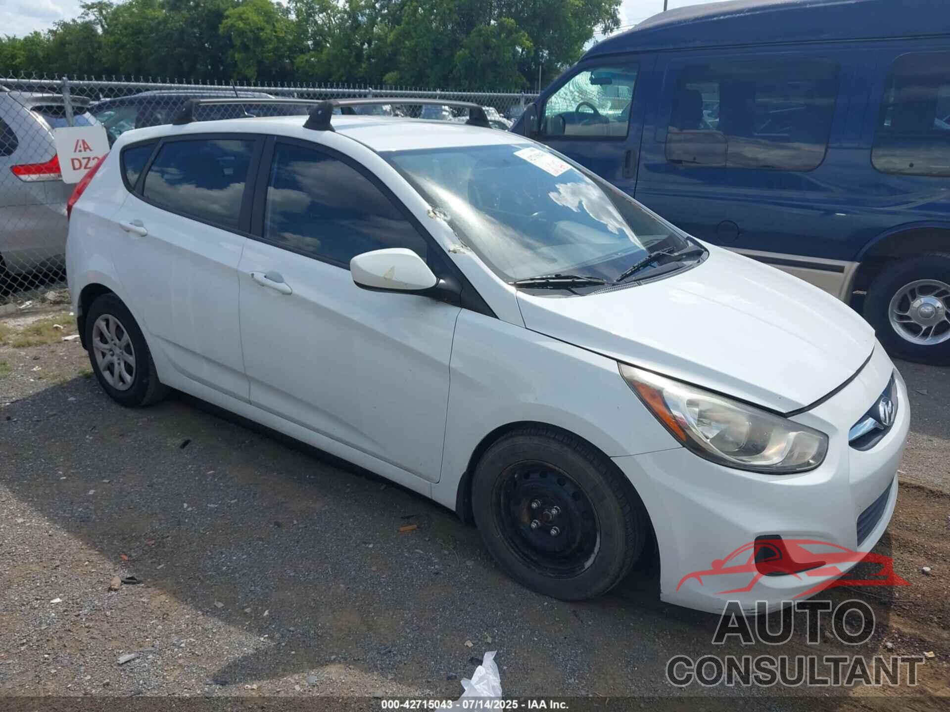 HYUNDAI ACCENT 2012 - KMHCT5AE3CU027147
