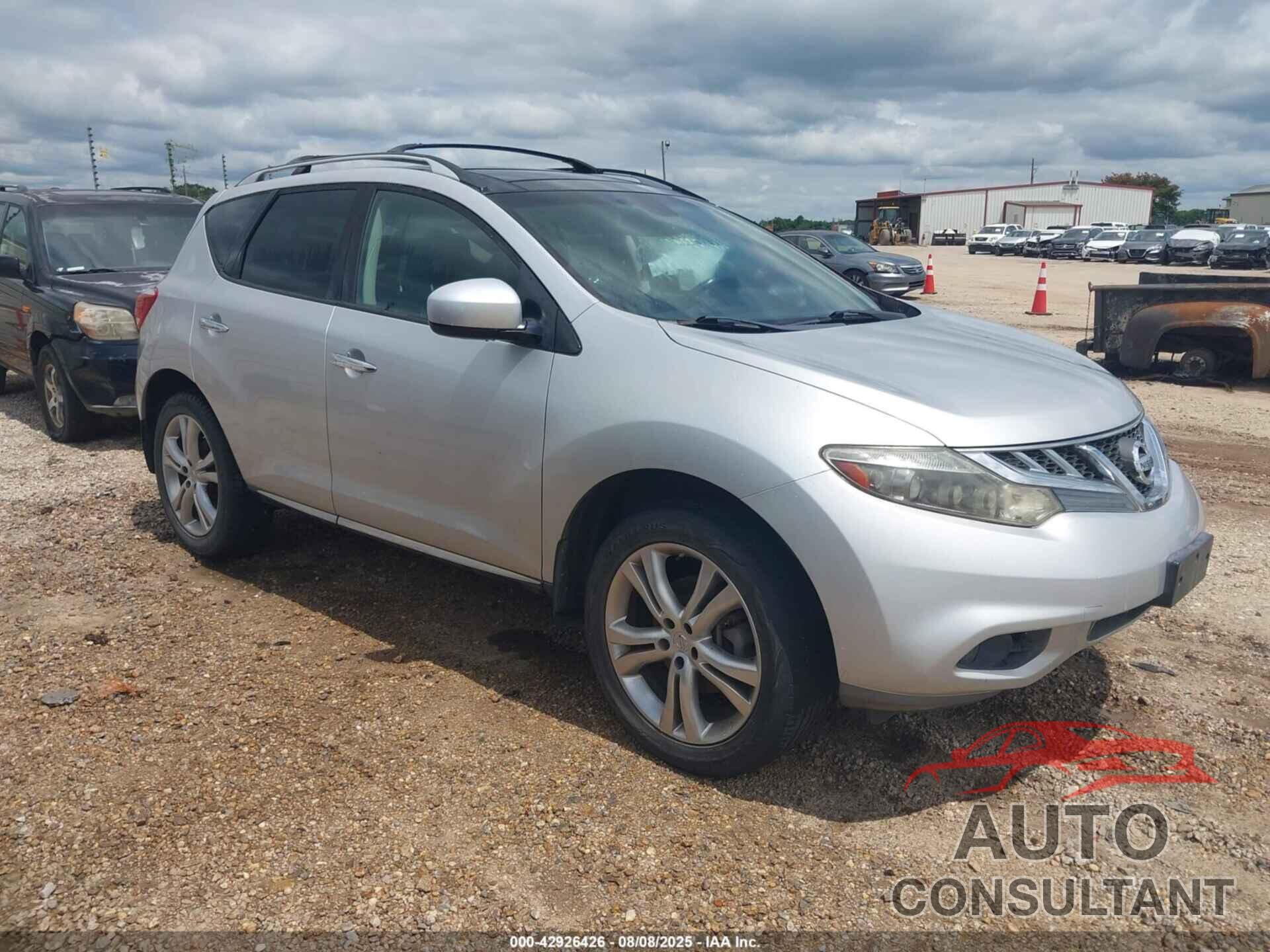 NISSAN MURANO 2011 - JN8AZ1MW0BW179126