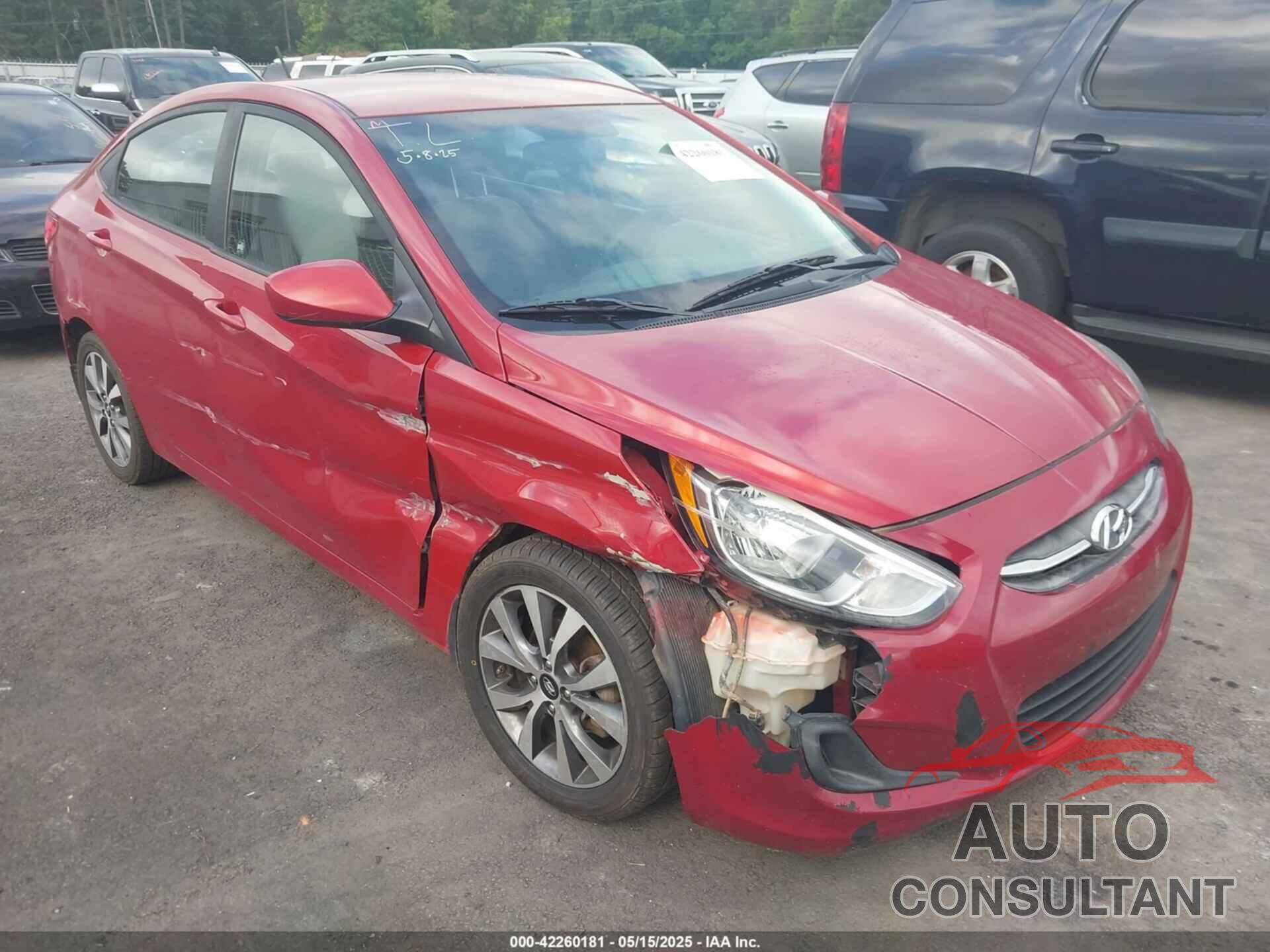 HYUNDAI ACCENT 2017 - KMHCT4AE8HU380324