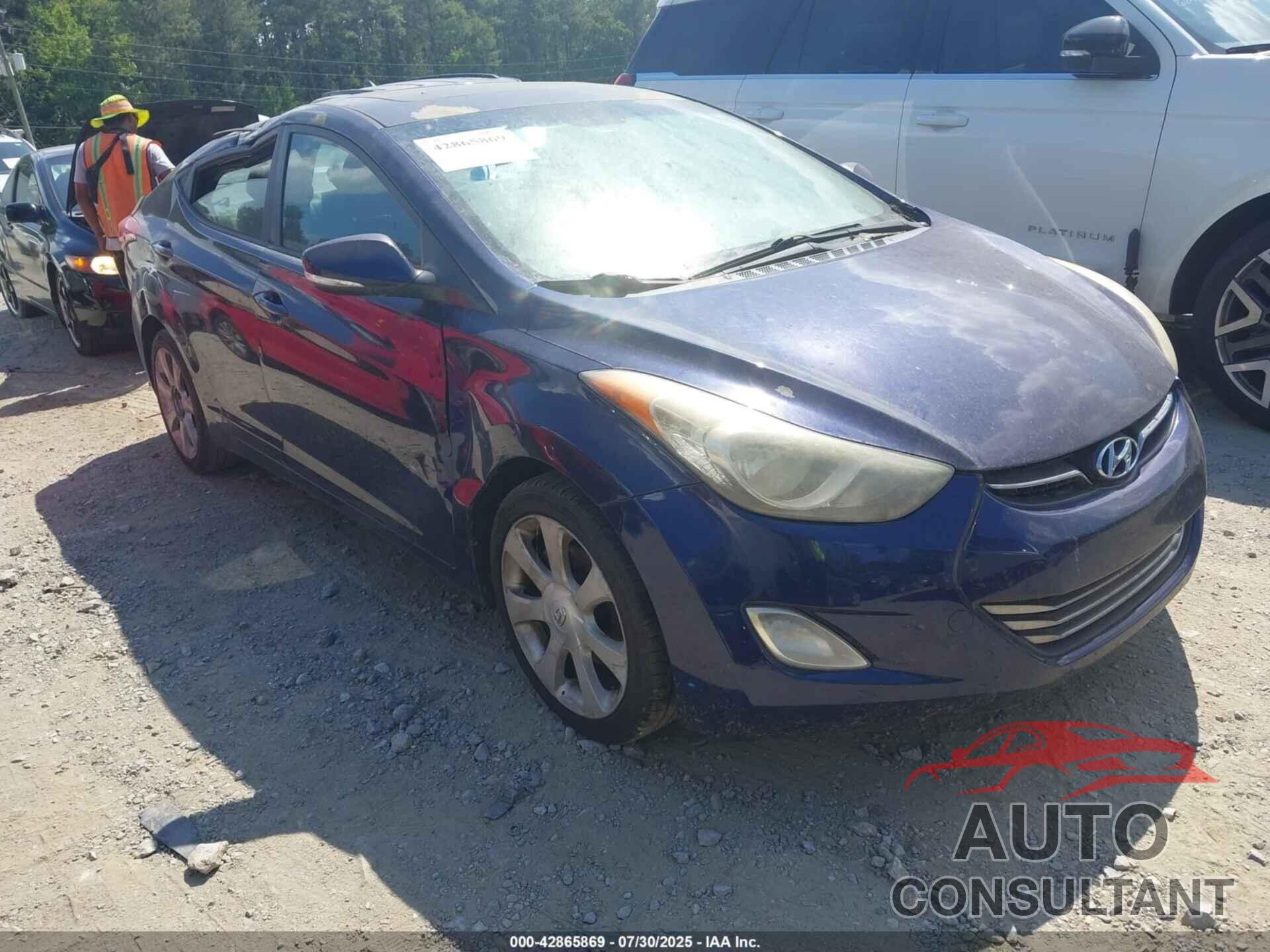HYUNDAI ELANTRA 2012 - 5NPDH4AE6CH099880