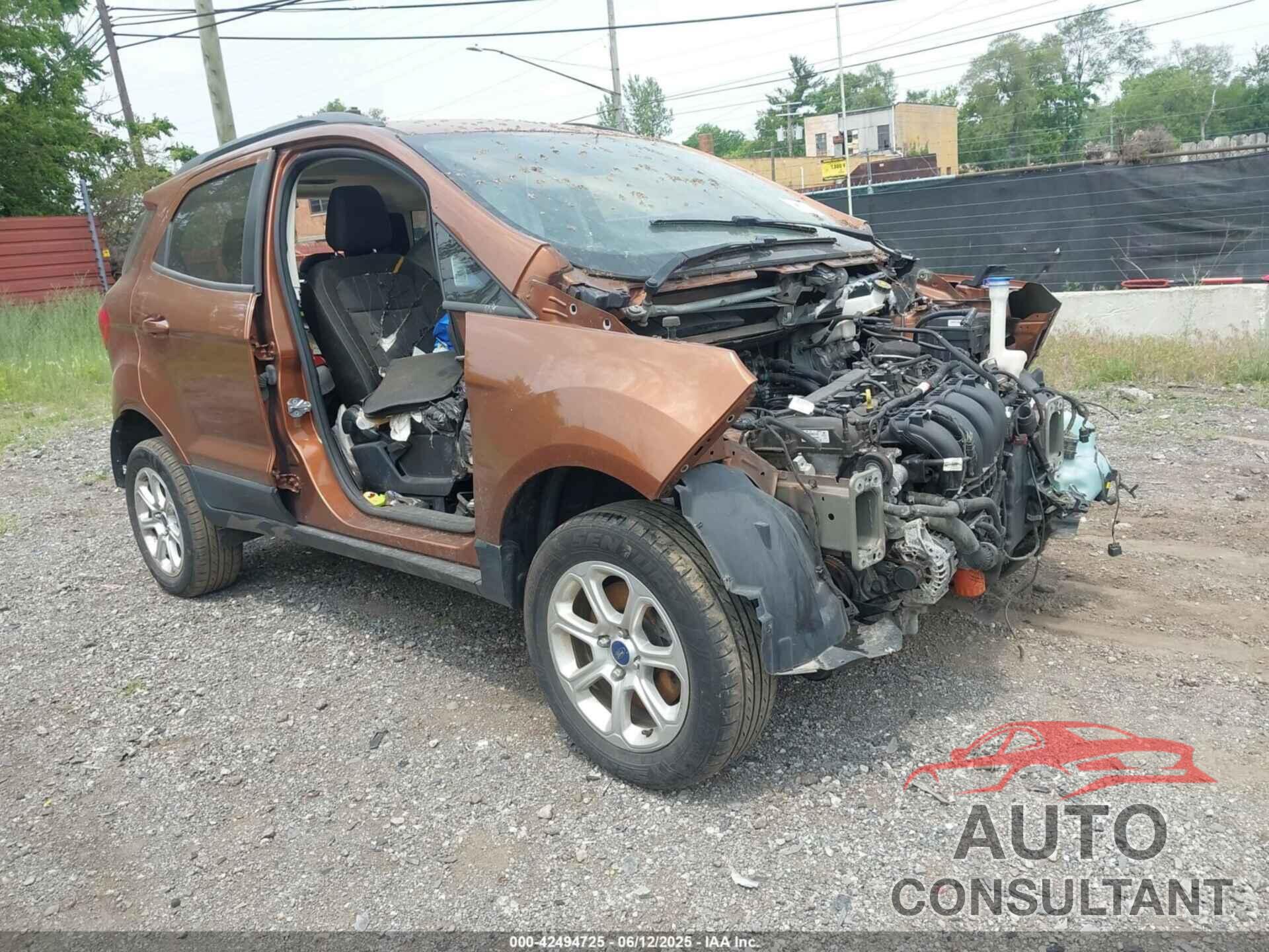 FORD ECOSPORT 2018 - MAJ6P1ULXJC215388