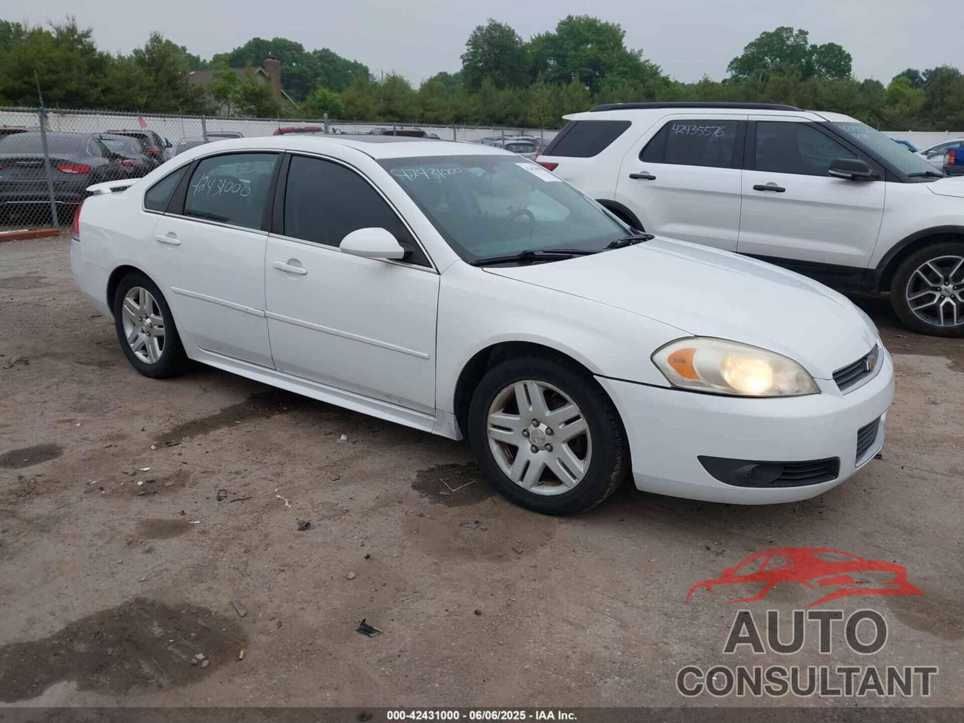 CHEVROLET IMPALA 2011 - 2G1WG5EKXB1244946