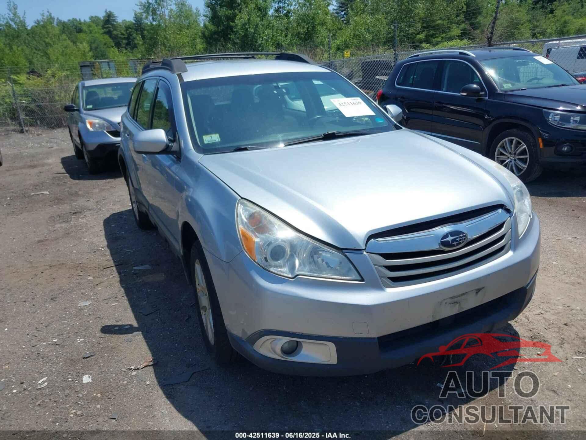 SUBARU OUTBACK 2012 - 4S4BRBACXC3269866