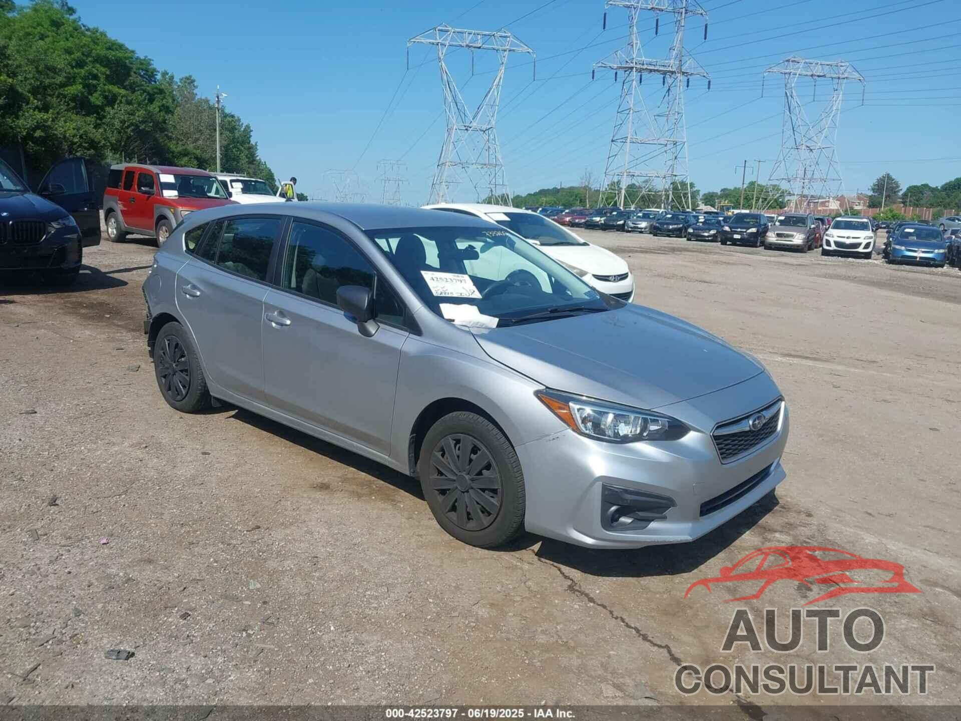SUBARU IMPREZA 2019 - 4S3GTAA60K3733200
