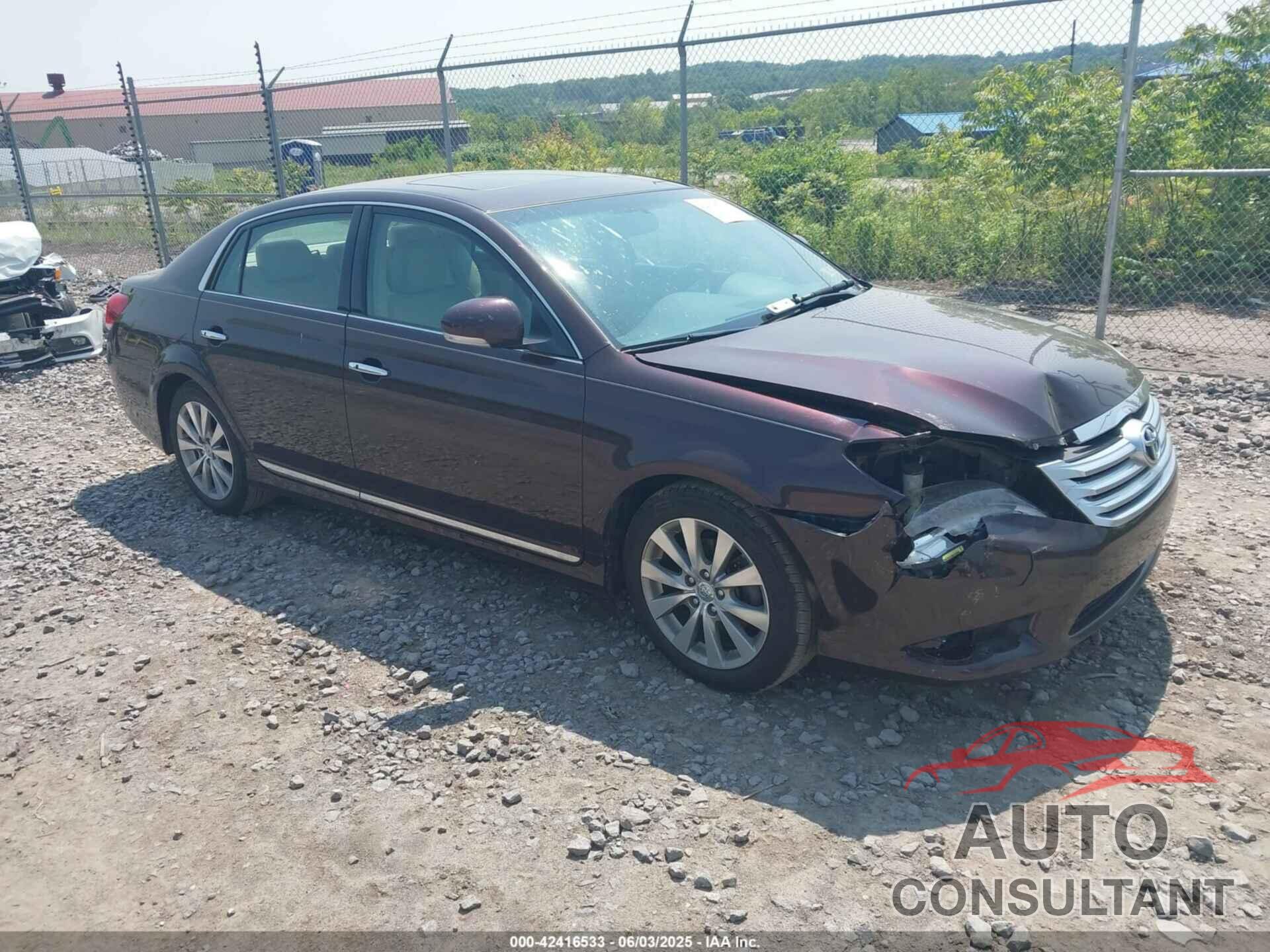 TOYOTA AVALON 2011 - 4T1BK3DB7BU427862