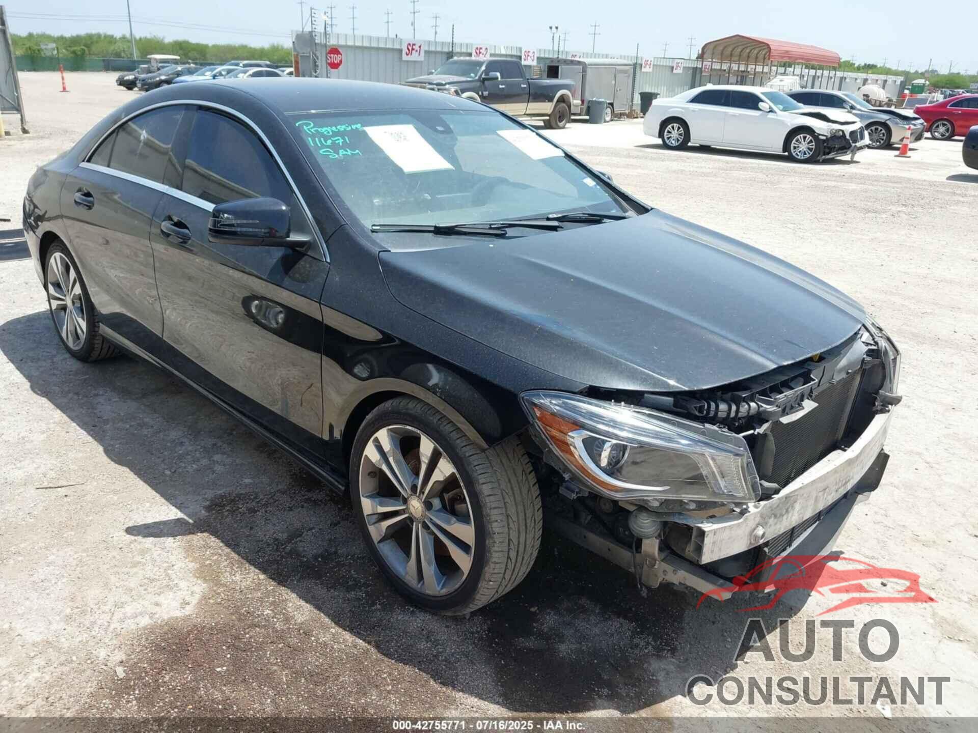 MERCEDES-BENZ CLA 250 2014 - WDDSJ4EB2EN036280