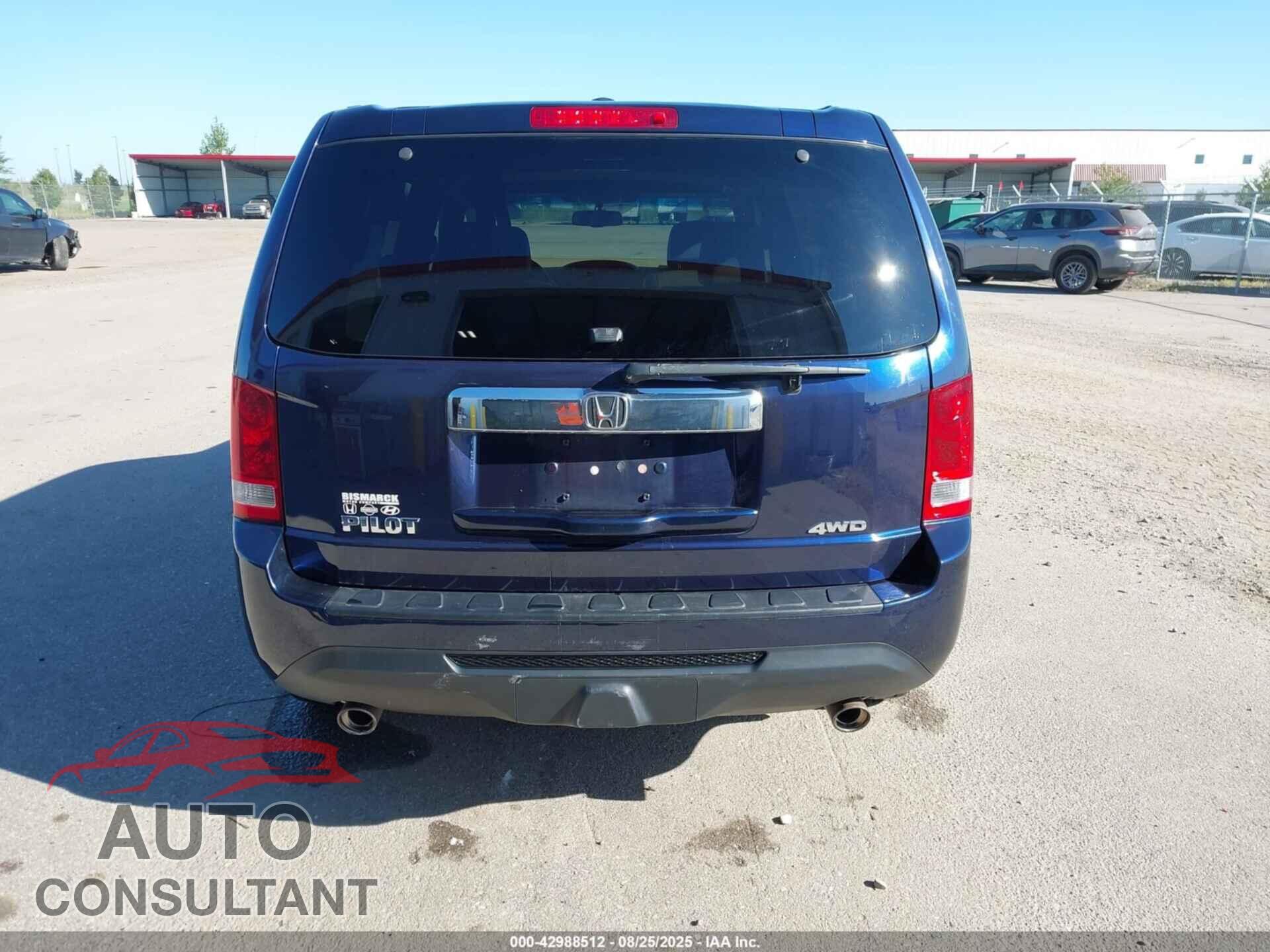 HONDA PILOT 2014 - 5FNYF4H59EB006526