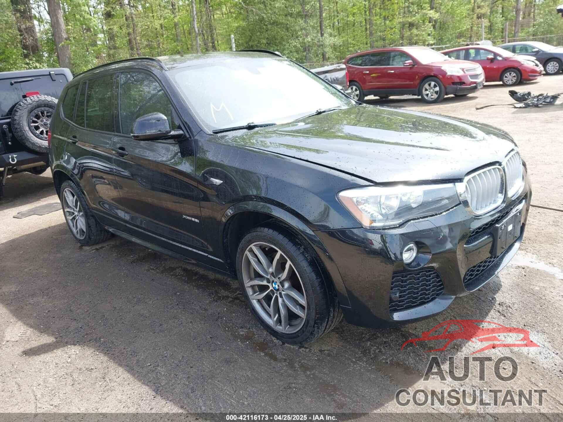 BMW X3 2016 - 5UXWX9C56G0D75372