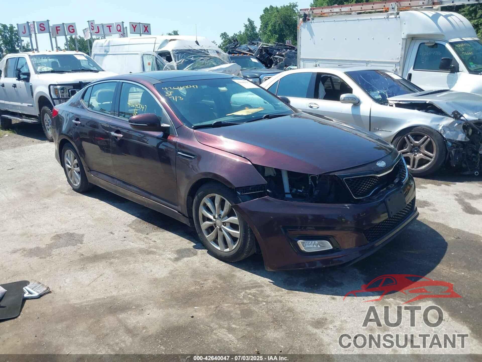 KIA OPTIMA 2014 - 5XXGN4A77EG272828