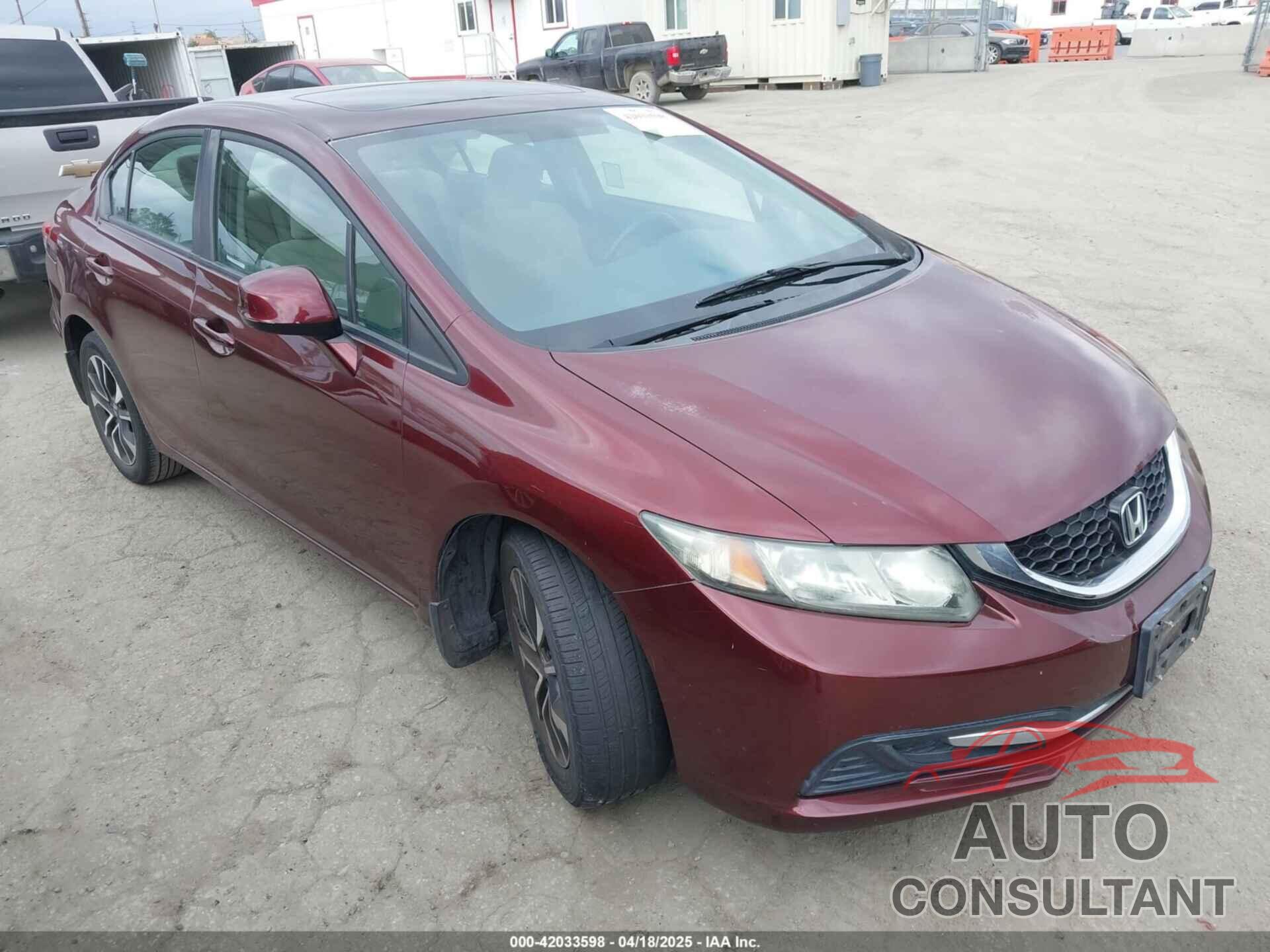 HONDA CIVIC 2013 - 2HGFB2F85DH511610