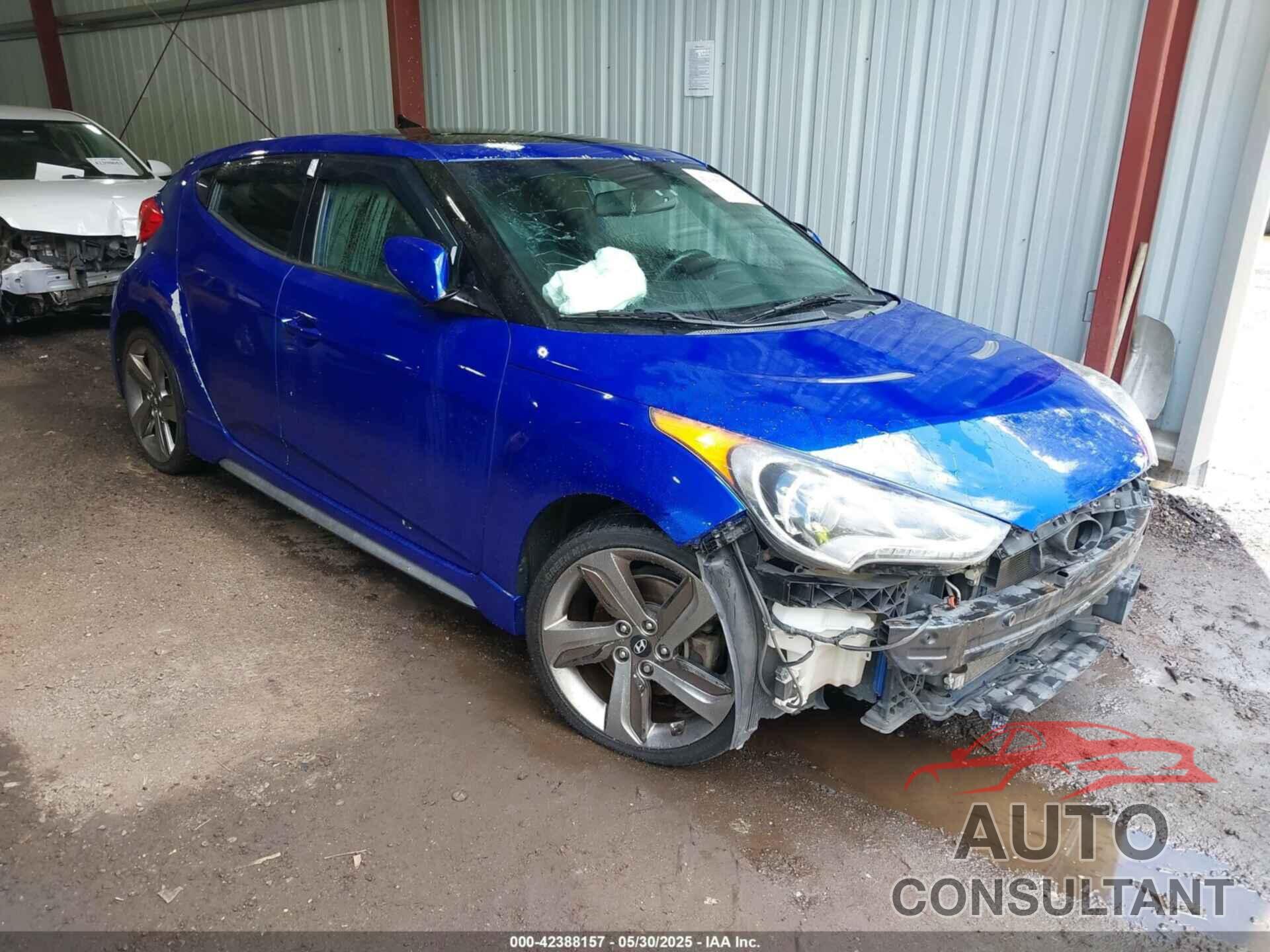 HYUNDAI VELOSTER 2013 - KMHTC6AE2DU106462