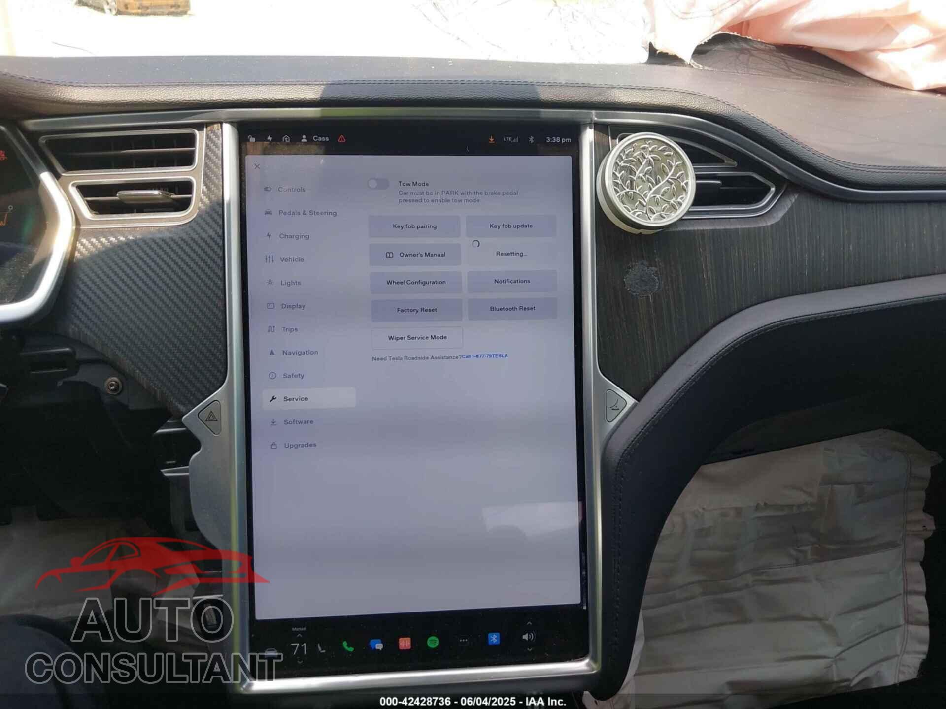 TESLA MODEL S 2013 - 5YJSA1DN6DFP16135