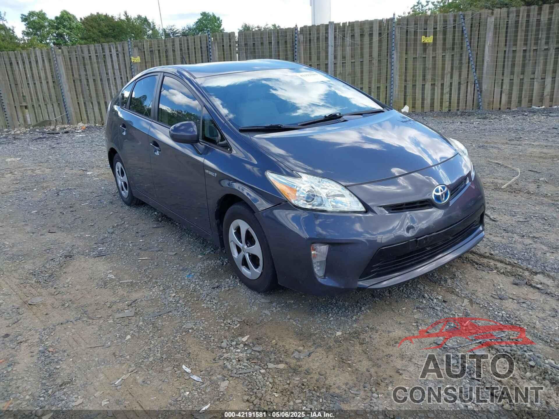 TOYOTA PRIUS 2012 - JTDKN3DUXC5410076