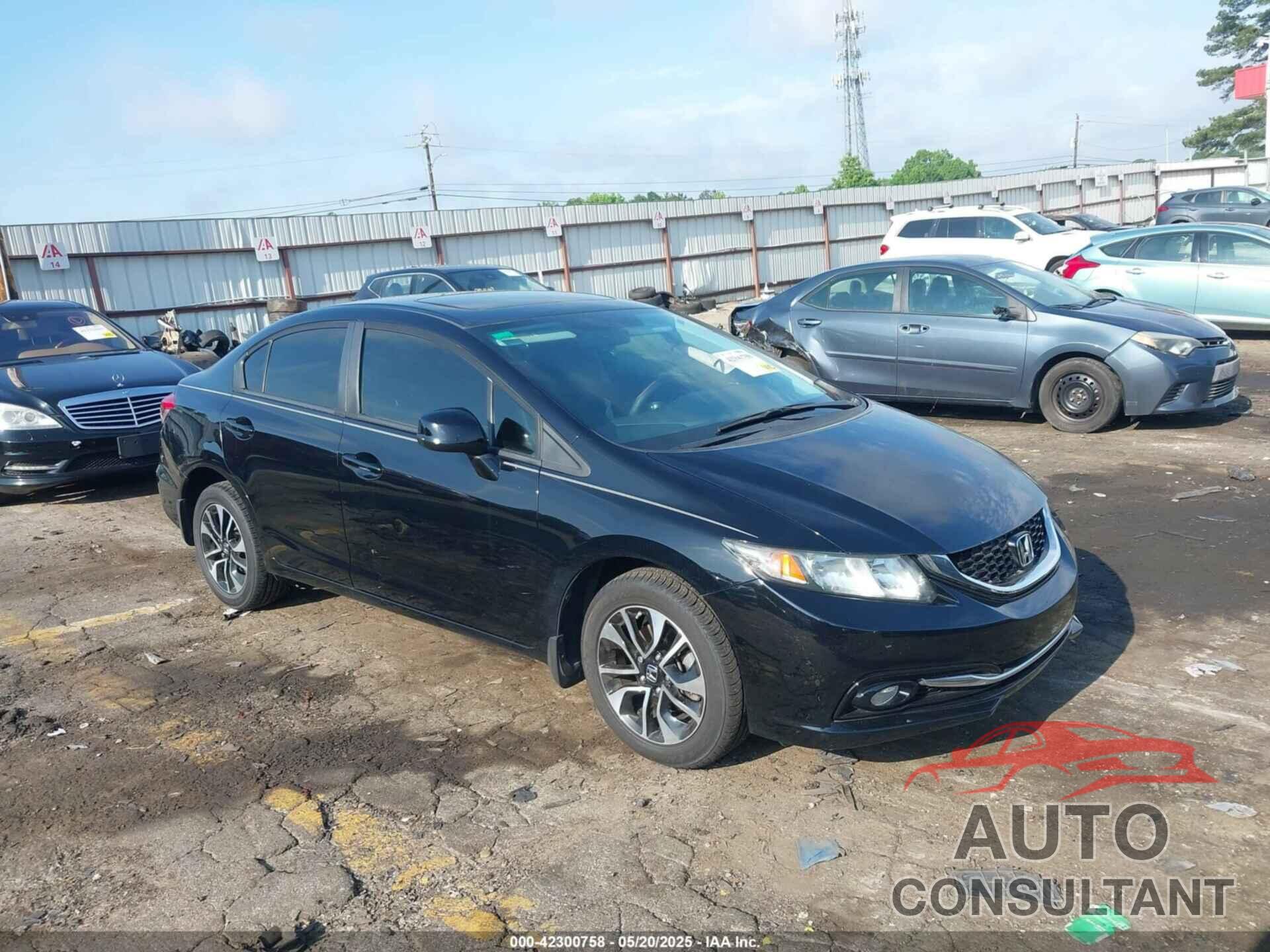 HONDA CIVIC 2013 - 19XFB2F92DE010418