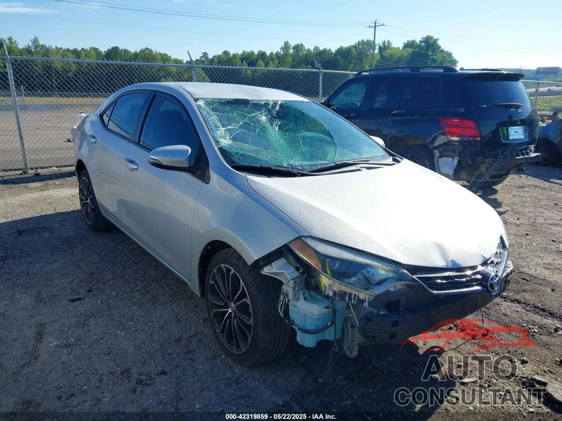 TOYOTA COROLLA 2016 - 2T1BURHE1GC728329