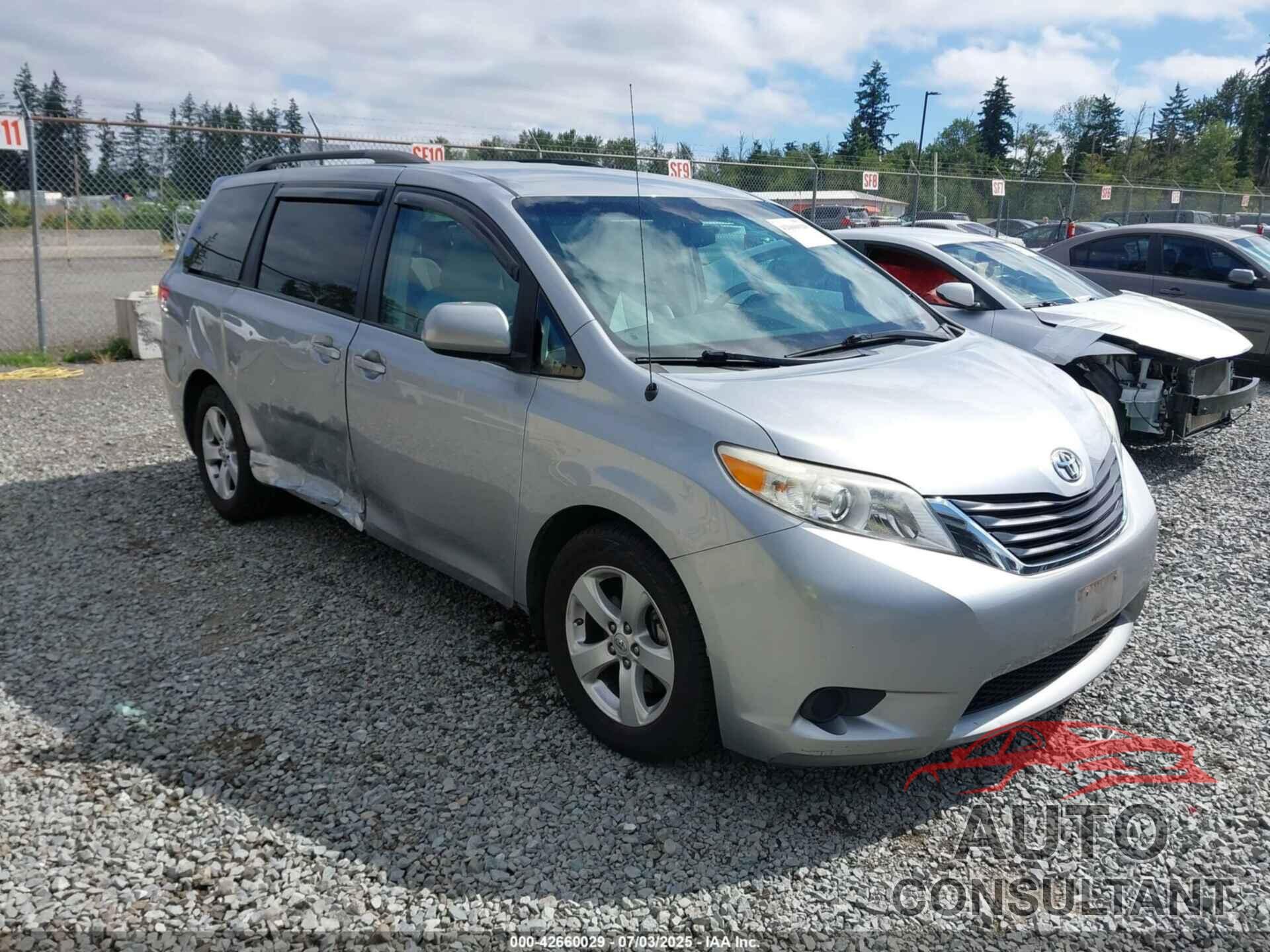 TOYOTA SIENNA 2011 - 5TDKK3DC3BS013432