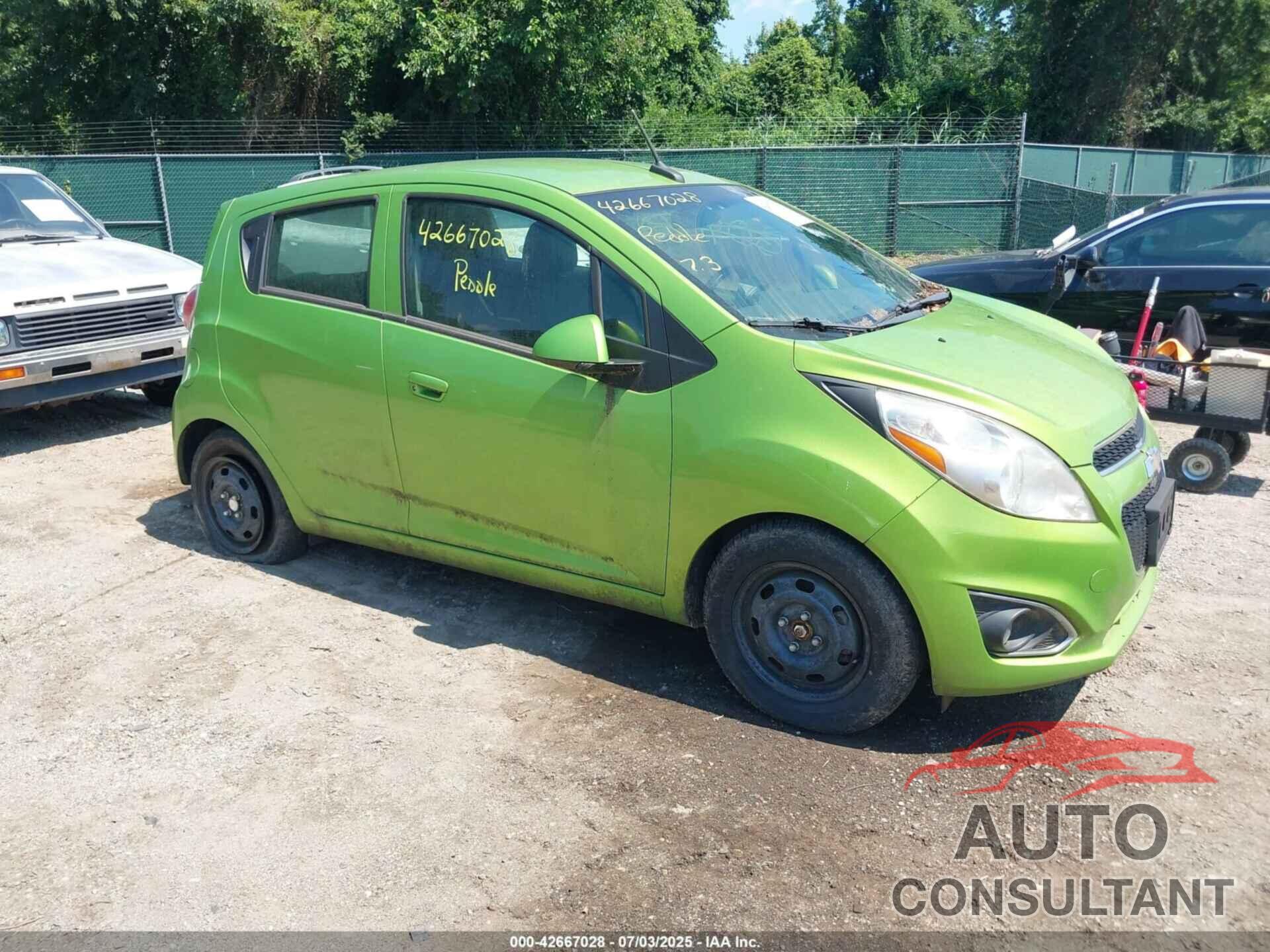 CHEVROLET SPARK 2014 - KL8CD6S93EC581864