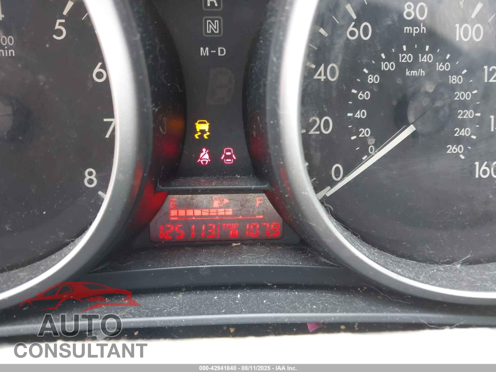 MAZDA MAZDA3 2011 - JM1BL1UF7B1490101